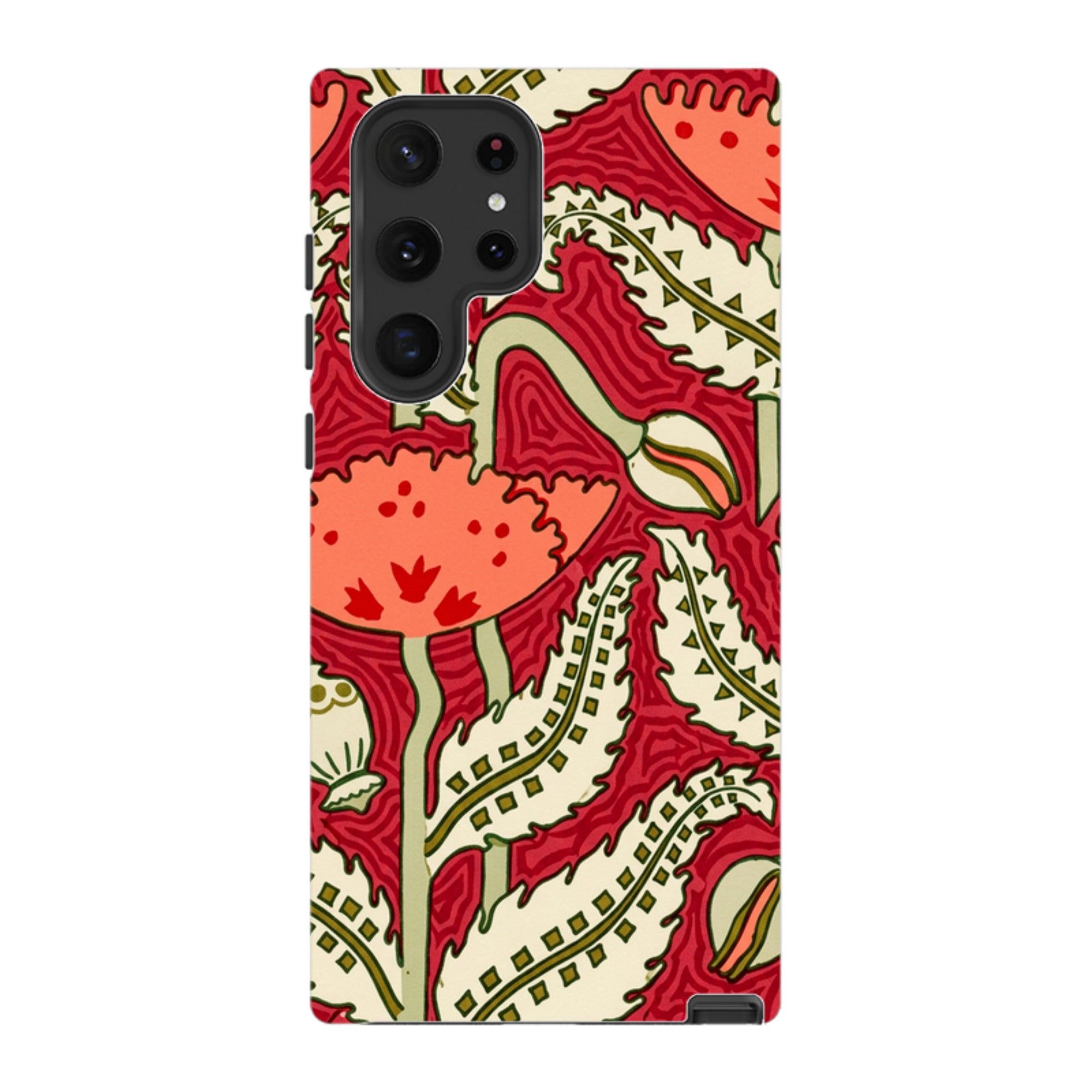 Samsung Tough Case - William Morris Red Floral