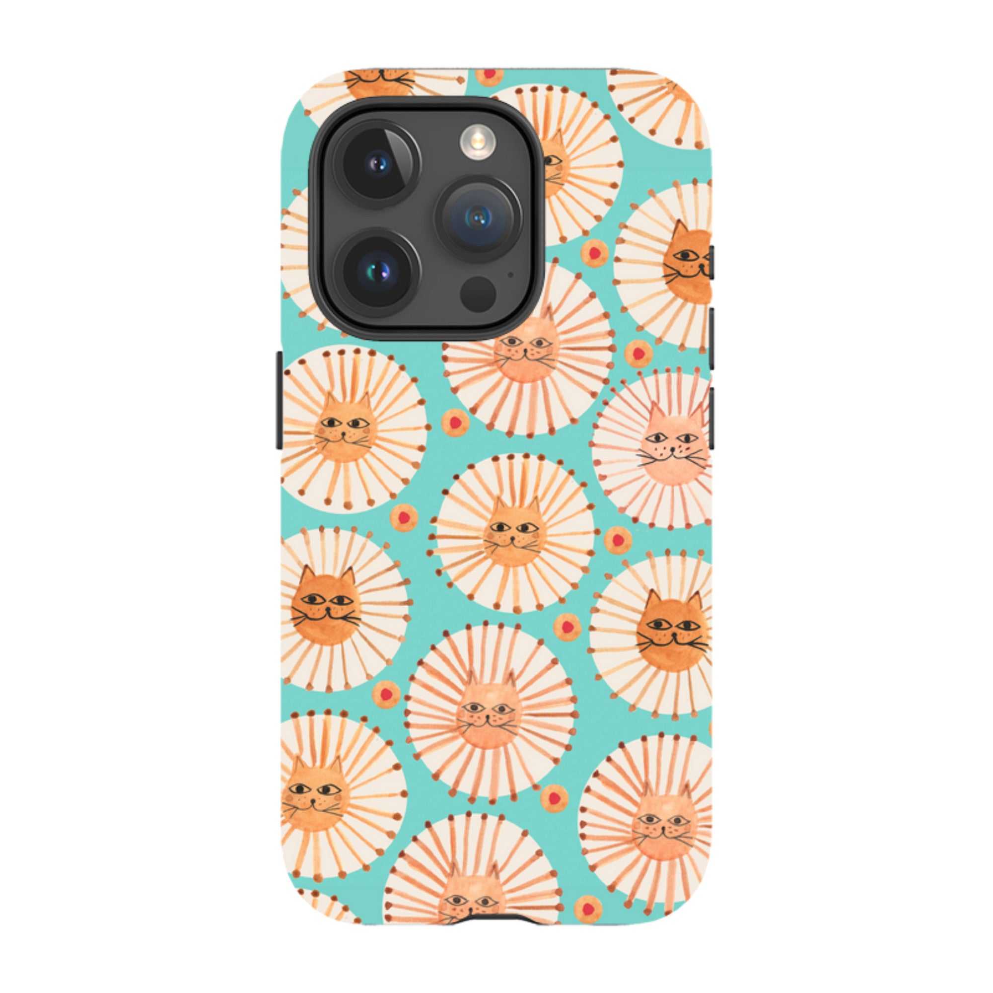 iPhone Tough Case - Wild Cats By Gabriela Larios