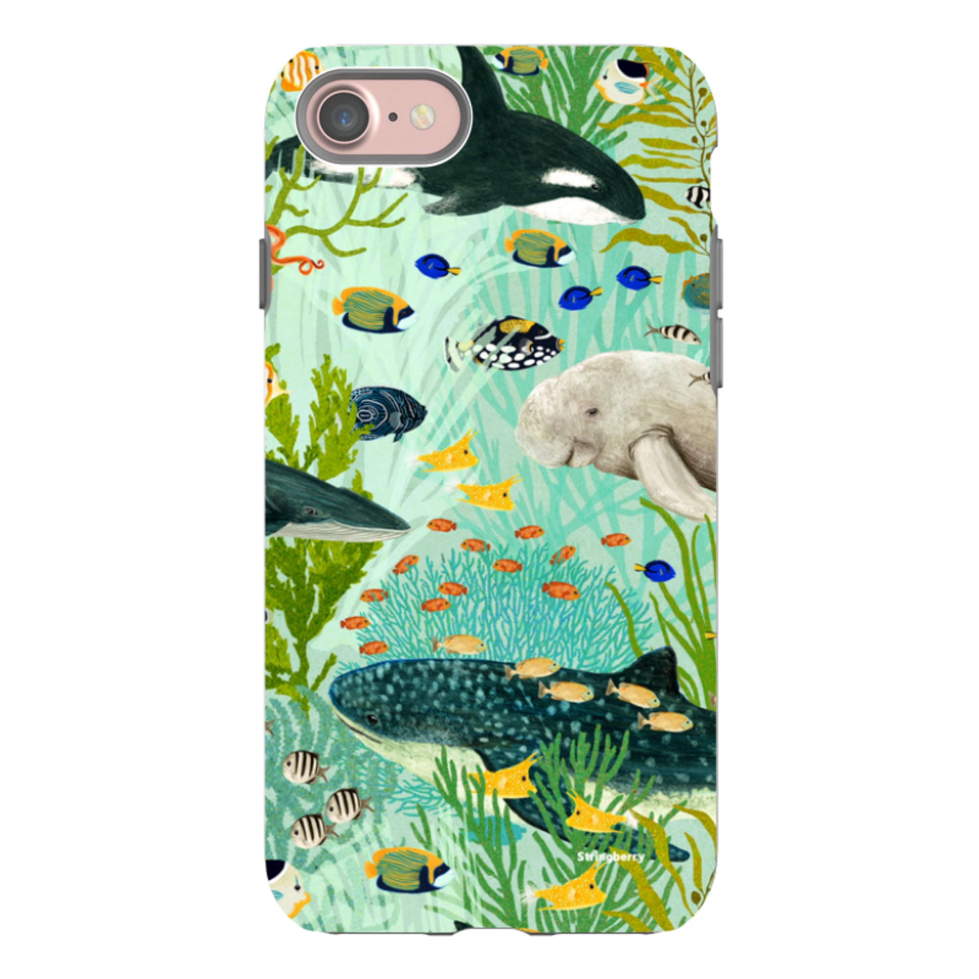 iPhone Tough Case - Sea Life By Katherine Quinn
