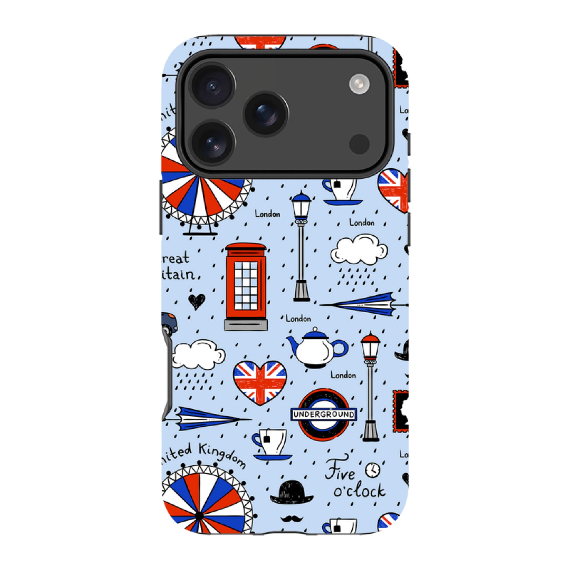 iPhone MagSafe Tough Case -  Blue London