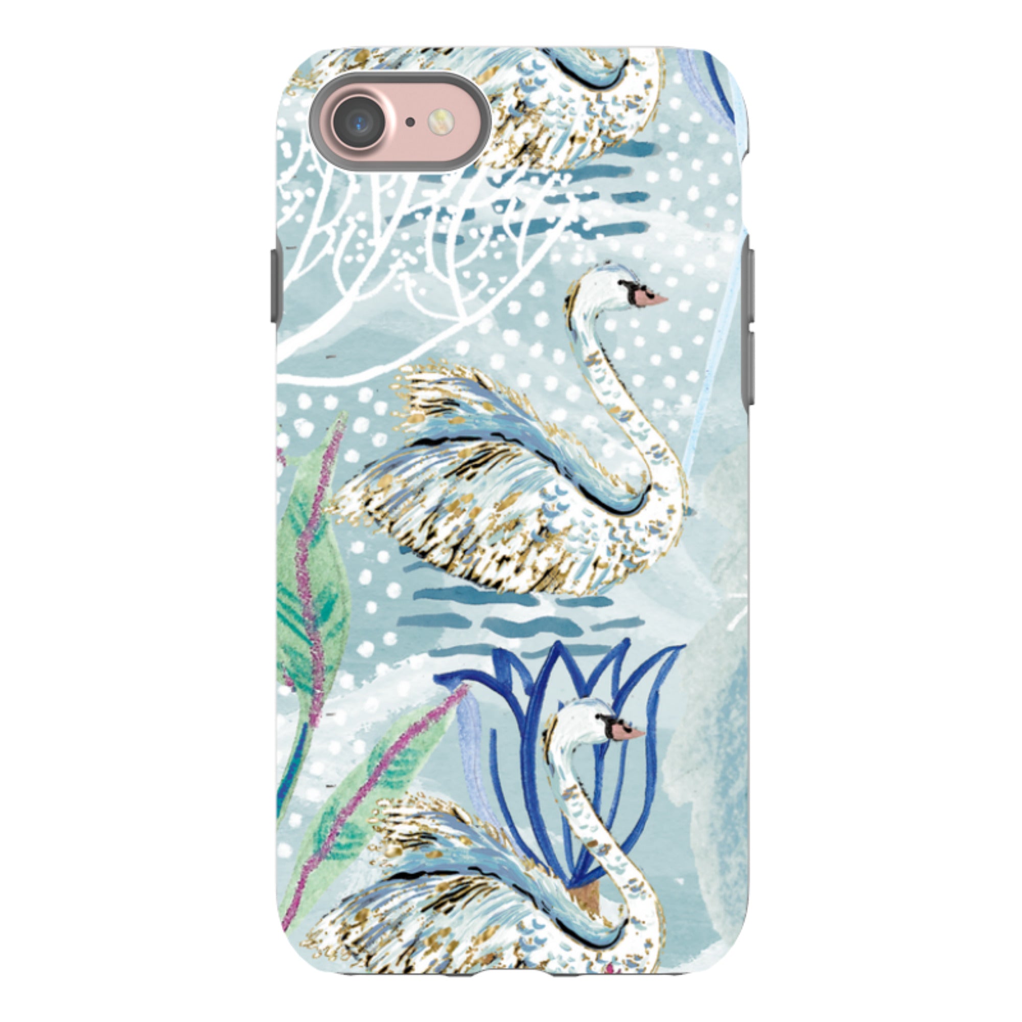 iPhone Tough Case - Seven Swans III By Emma Frances Grant