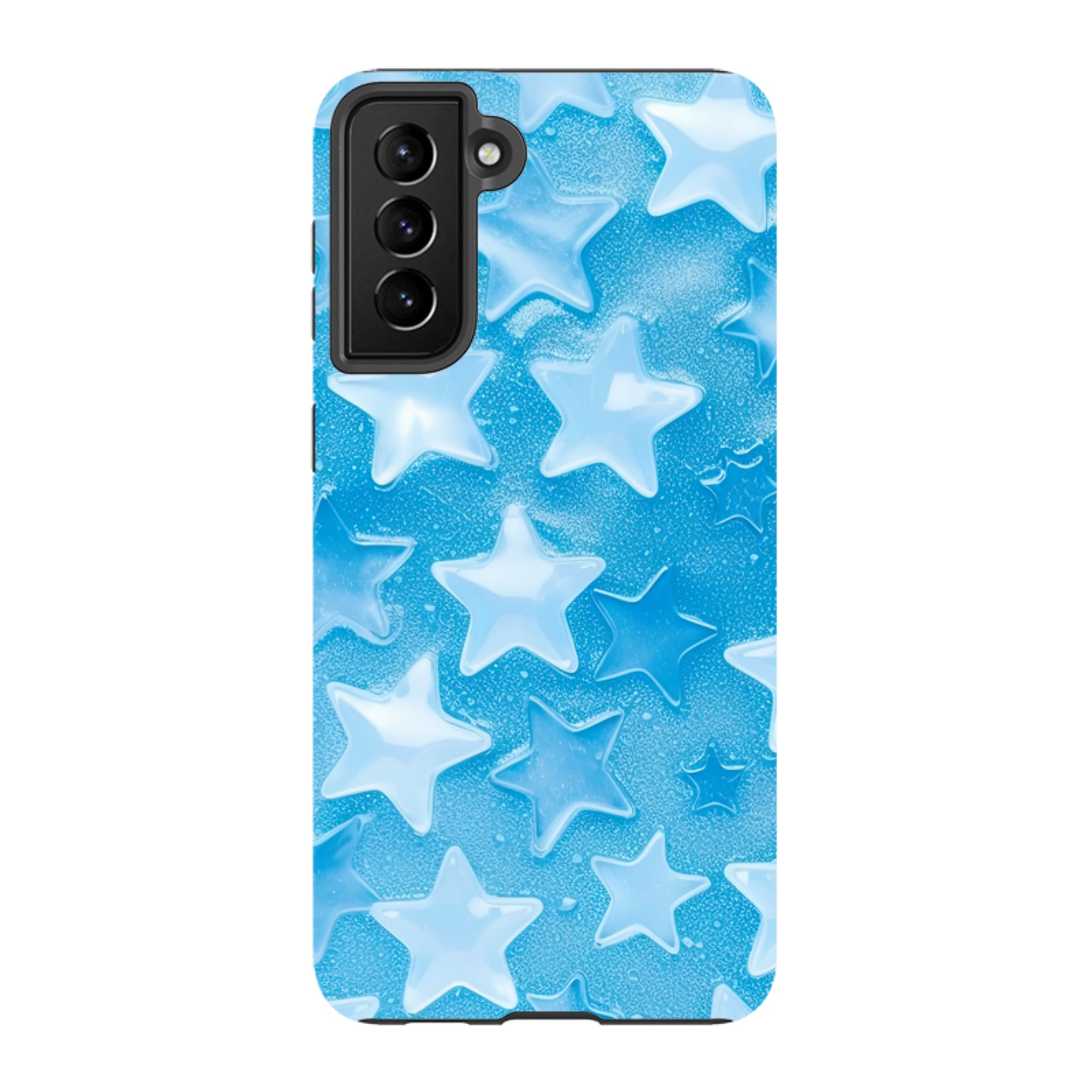 Samsung Tough Case - Blue Stars I  (Case Does Not Glitter)