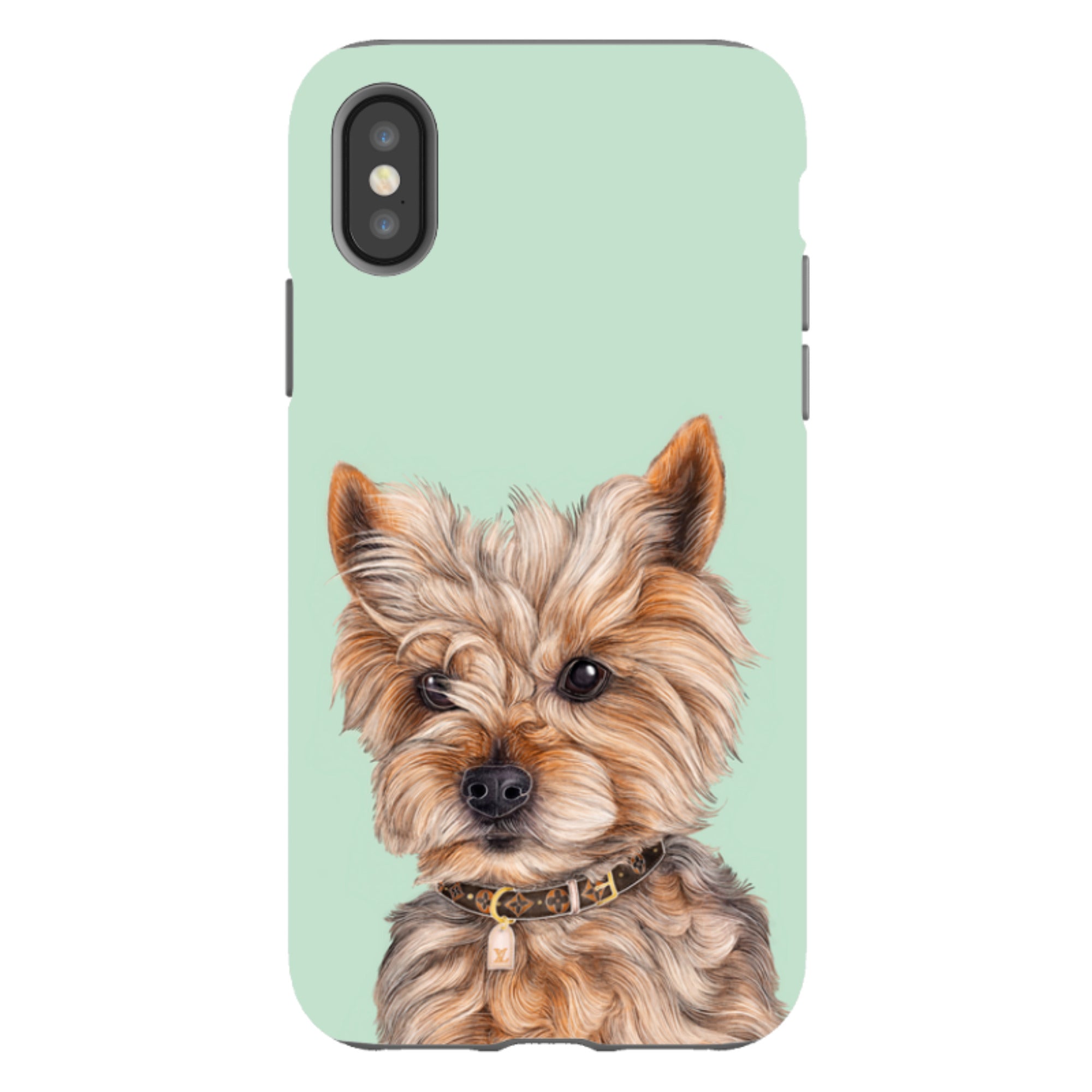 iPhone Tough Case - Yorkie By Catherine Rowe