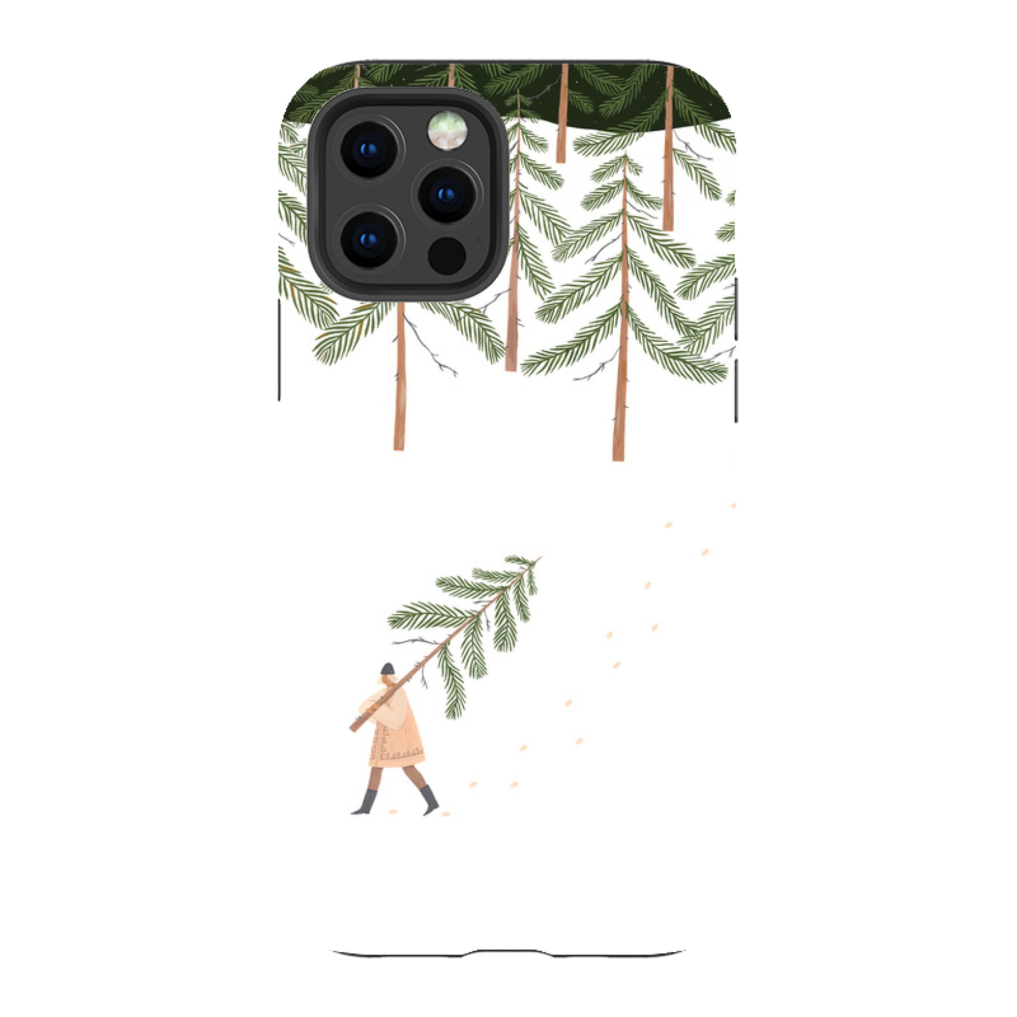 iPhone Tough Case - Coming Home For Christmas By Madalina Andronic