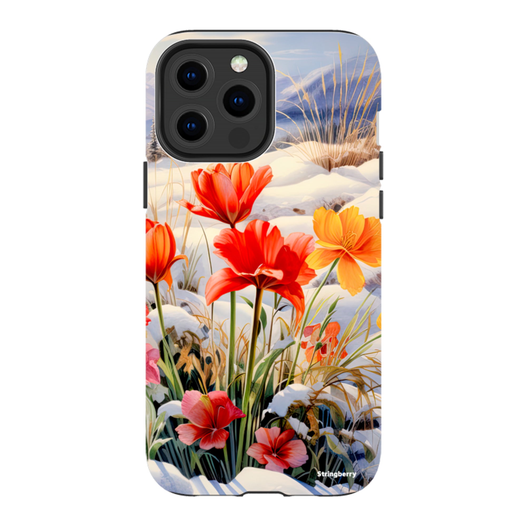 iPhone MagSafe Tough Case -  Winter Wild Flowers III
