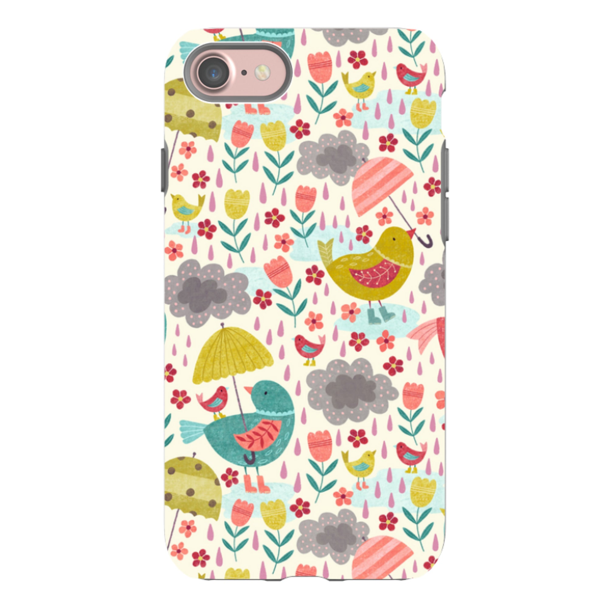 iPhone Tough Case - Rain Birds By Suzy Taylor