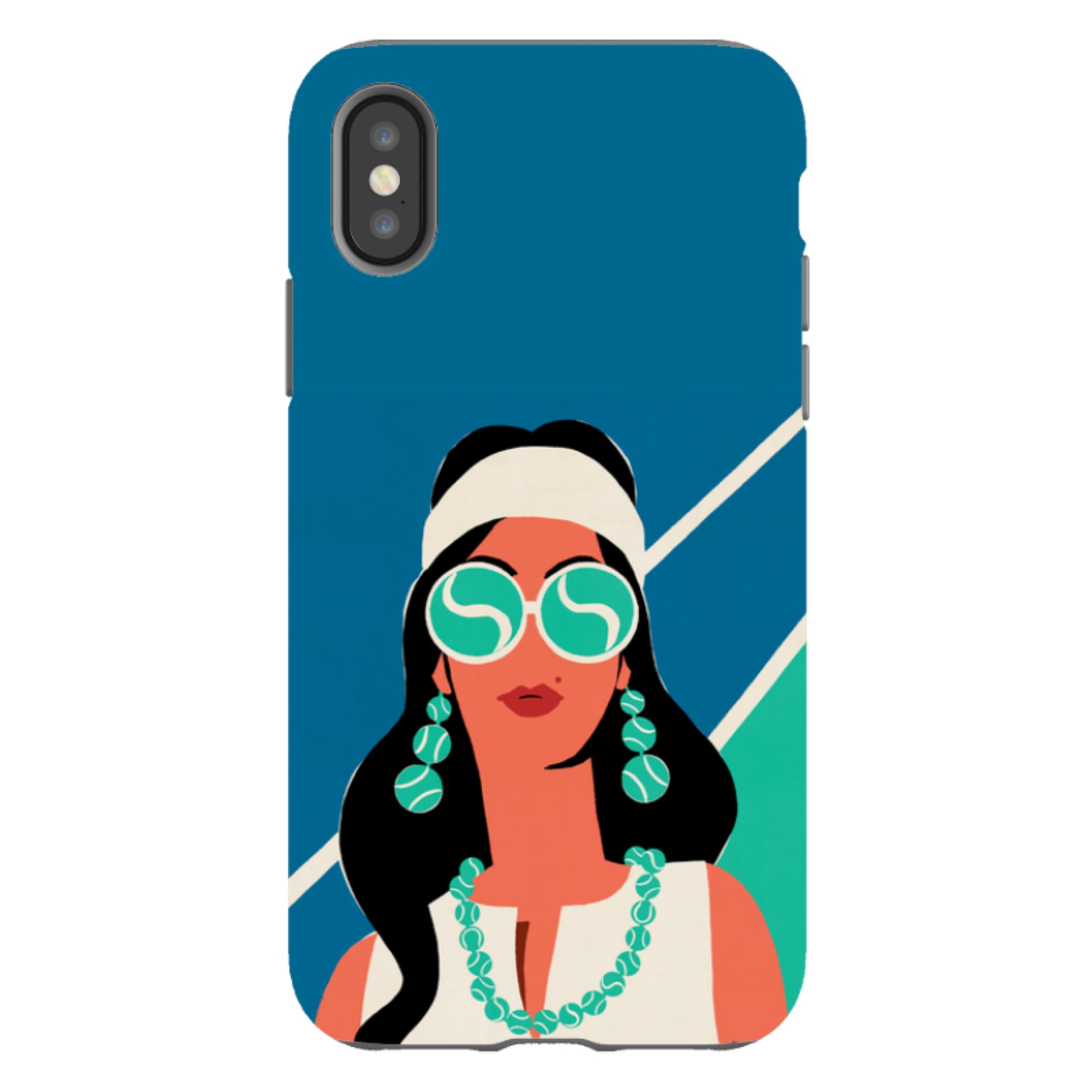 iPhone Tough Case - Tennis Fashion