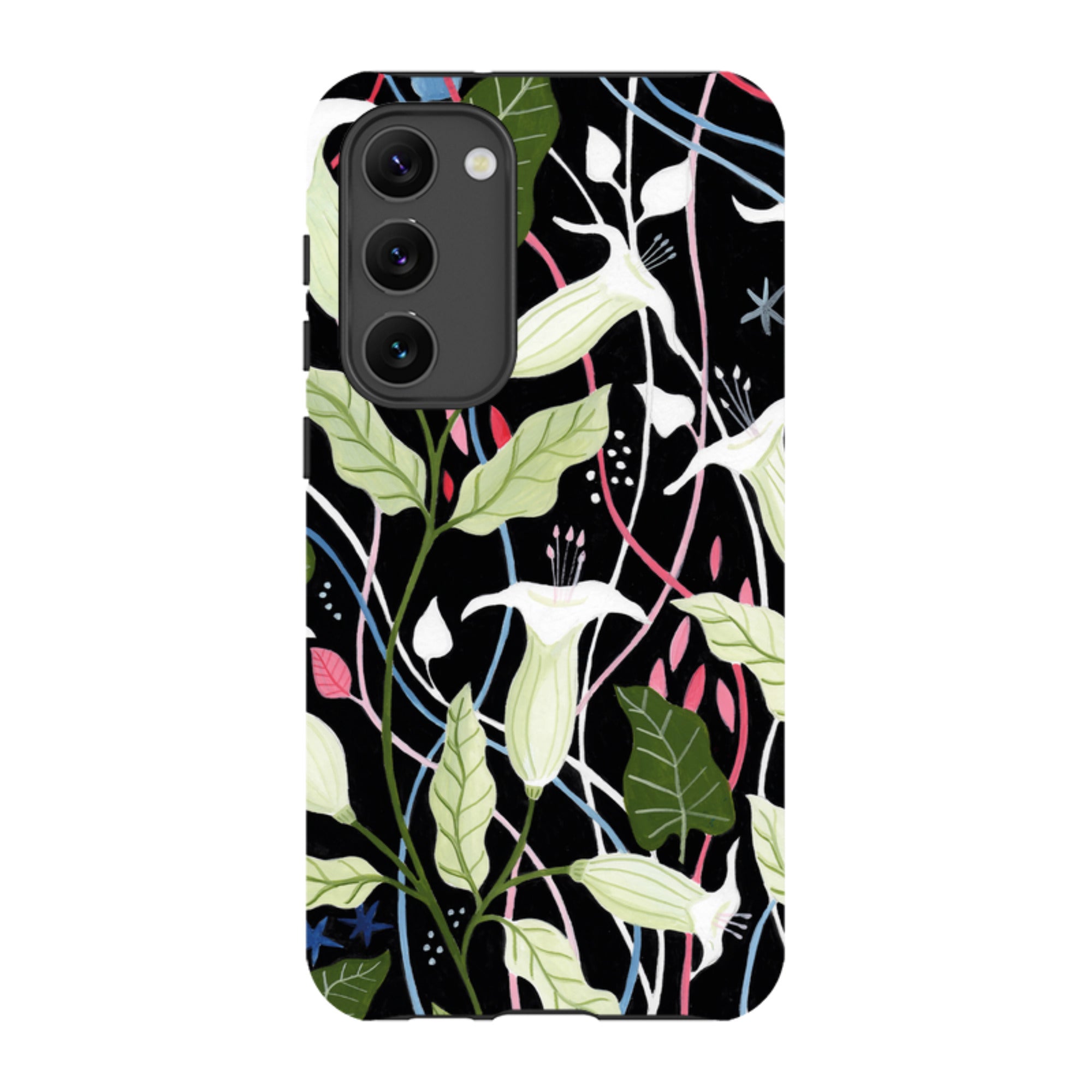 Samsung Tough Case - Trumpet Flowers By Bex Parkin