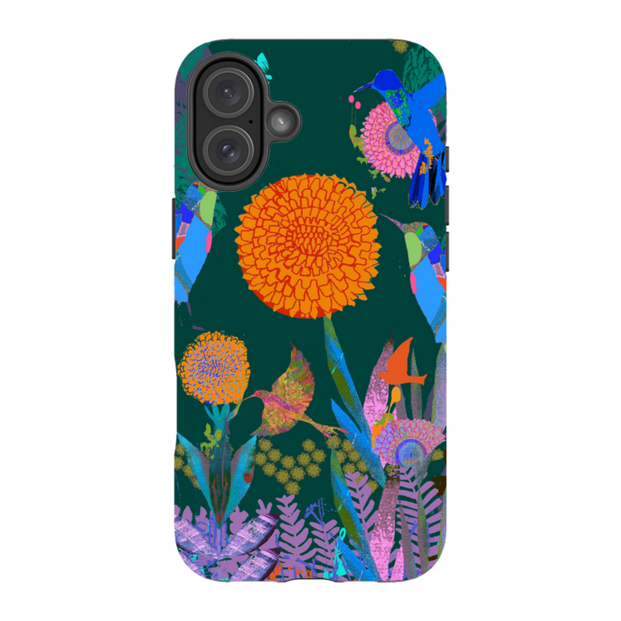 iPhone Tough Case - Hummingbird Forest By Tiffany Lynch