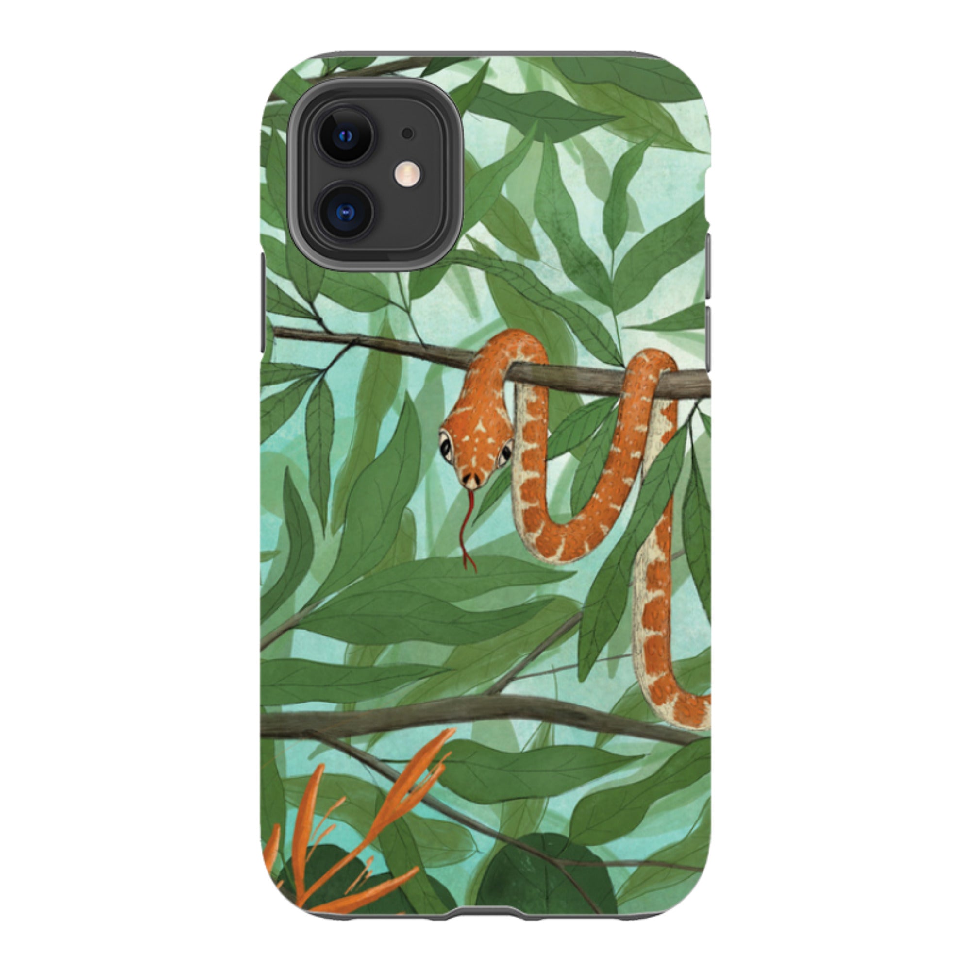 iPhone Tough Case - Snake By Maja Lindberg