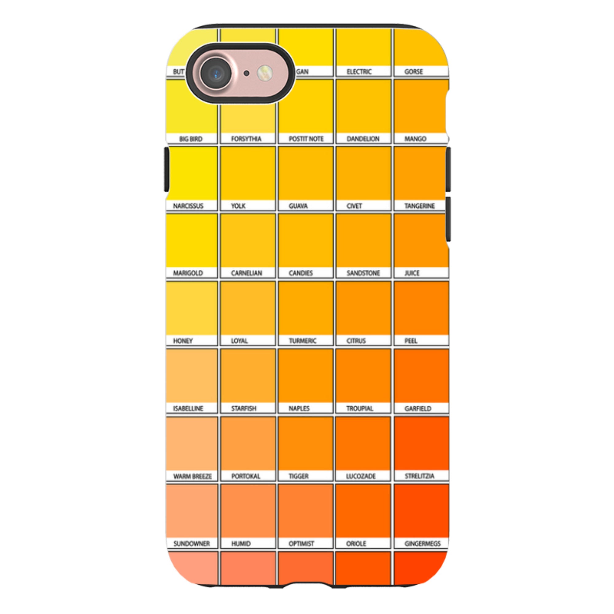 iPhone Tough Case - Yellow Chromology By Kitty Joseph