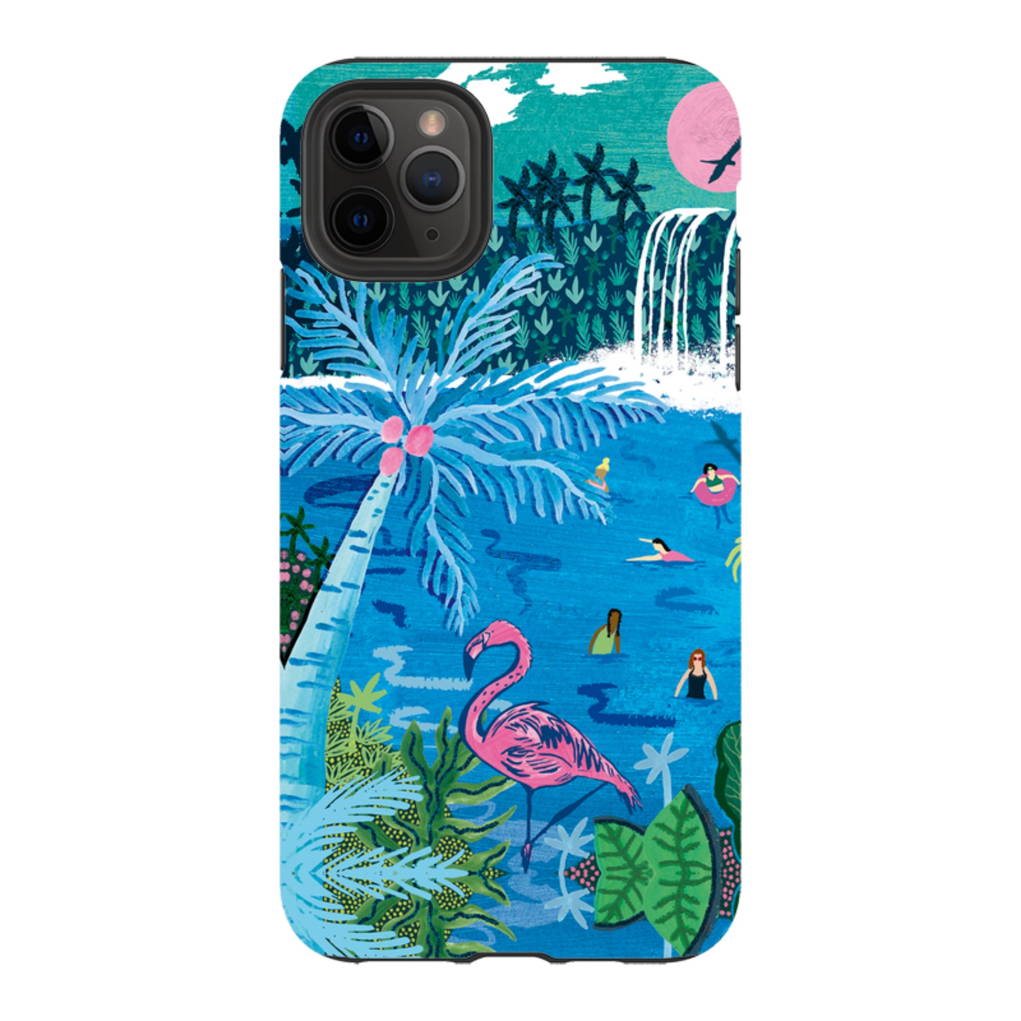 iPhone Tough Case - Palm Pool III By Emma Frances Grant