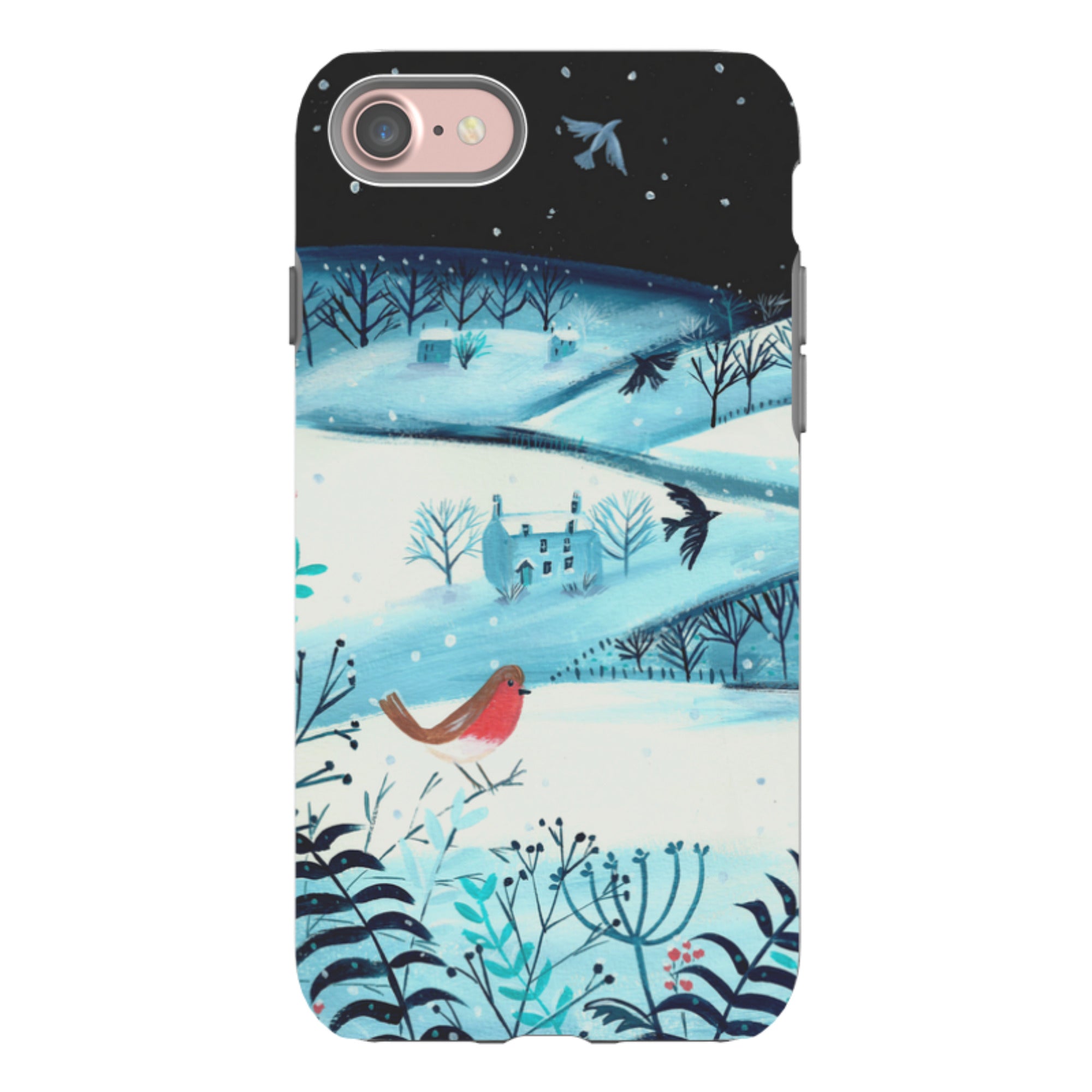 iPhone Tough Case - Winterscape-1 By Mary Stubberfield