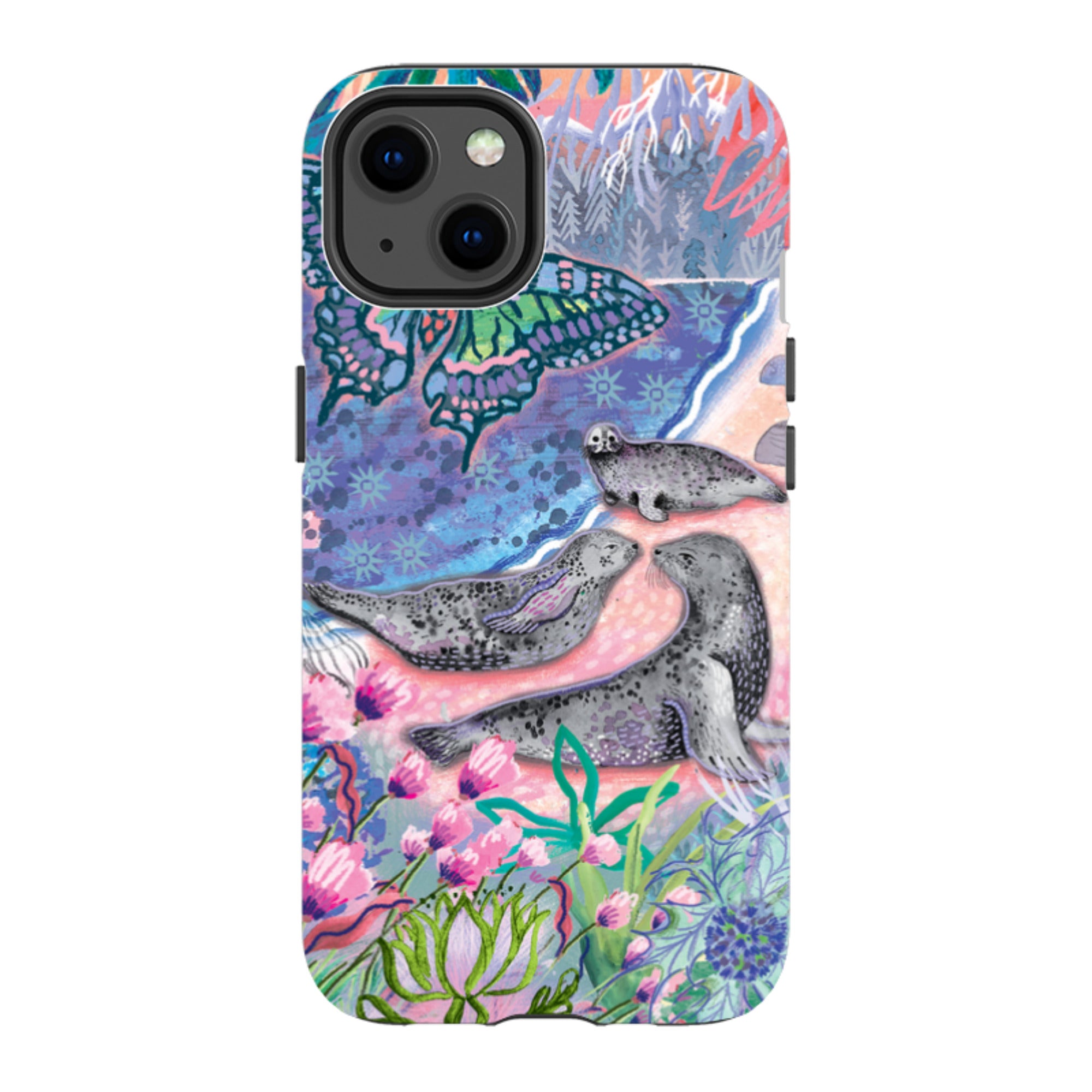iPhone Case - Scenic Seals Of Norfolk By Emma Frances Grant