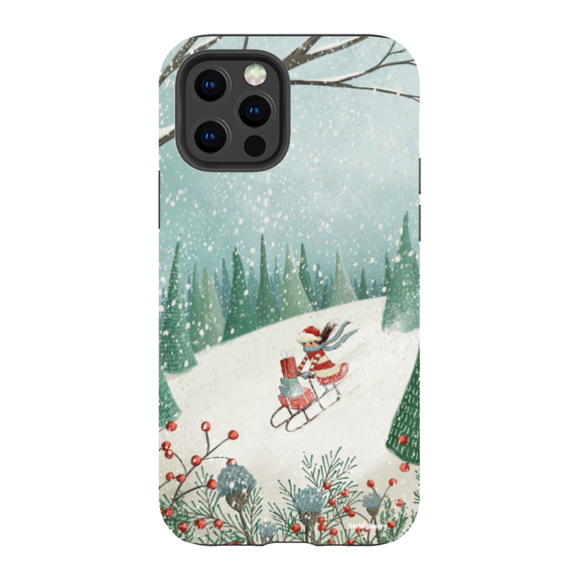 iPhone Tough Case - Sleigh Delivery By Maja Lindberg