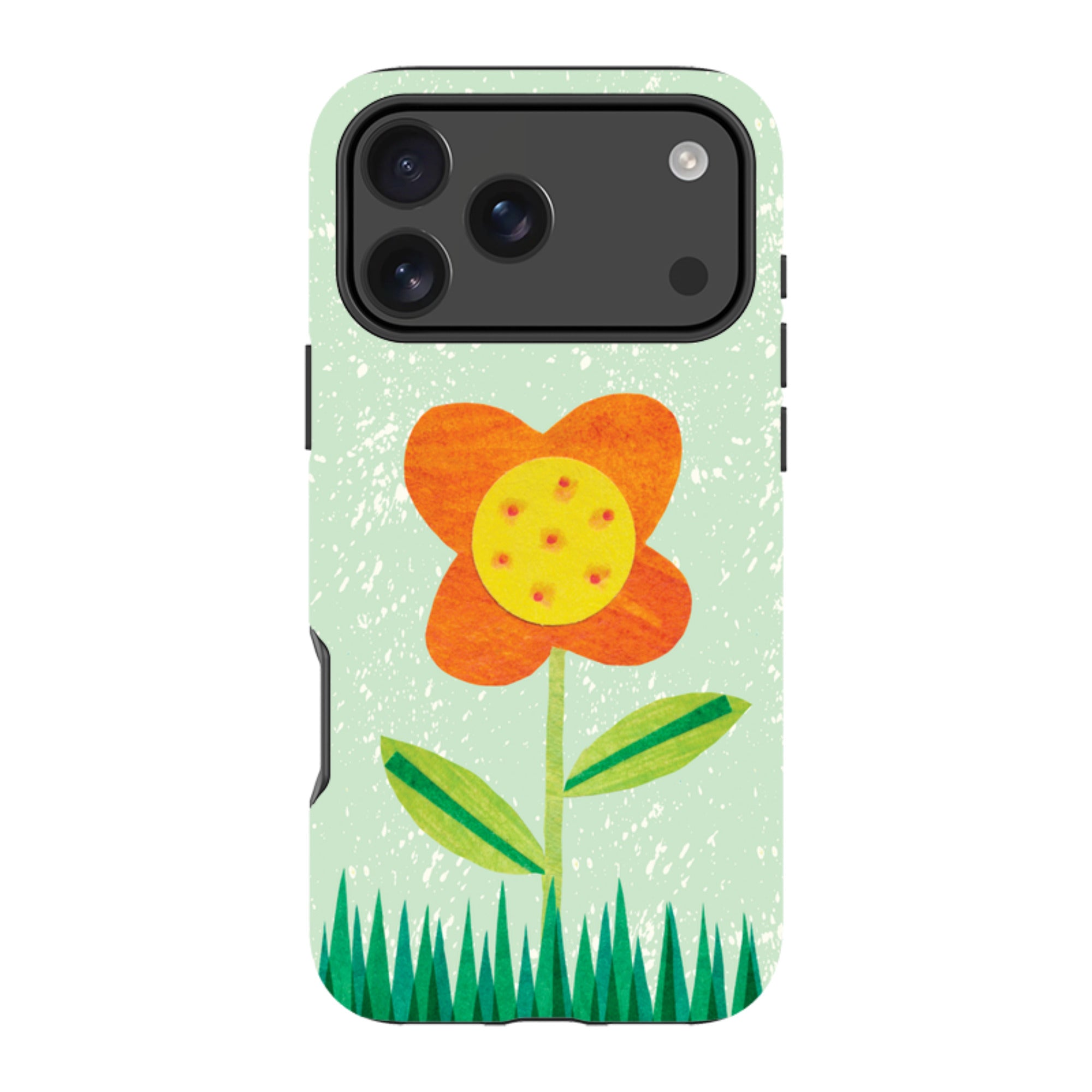 iPhone Tough Case - Orange Flower By Tracey English