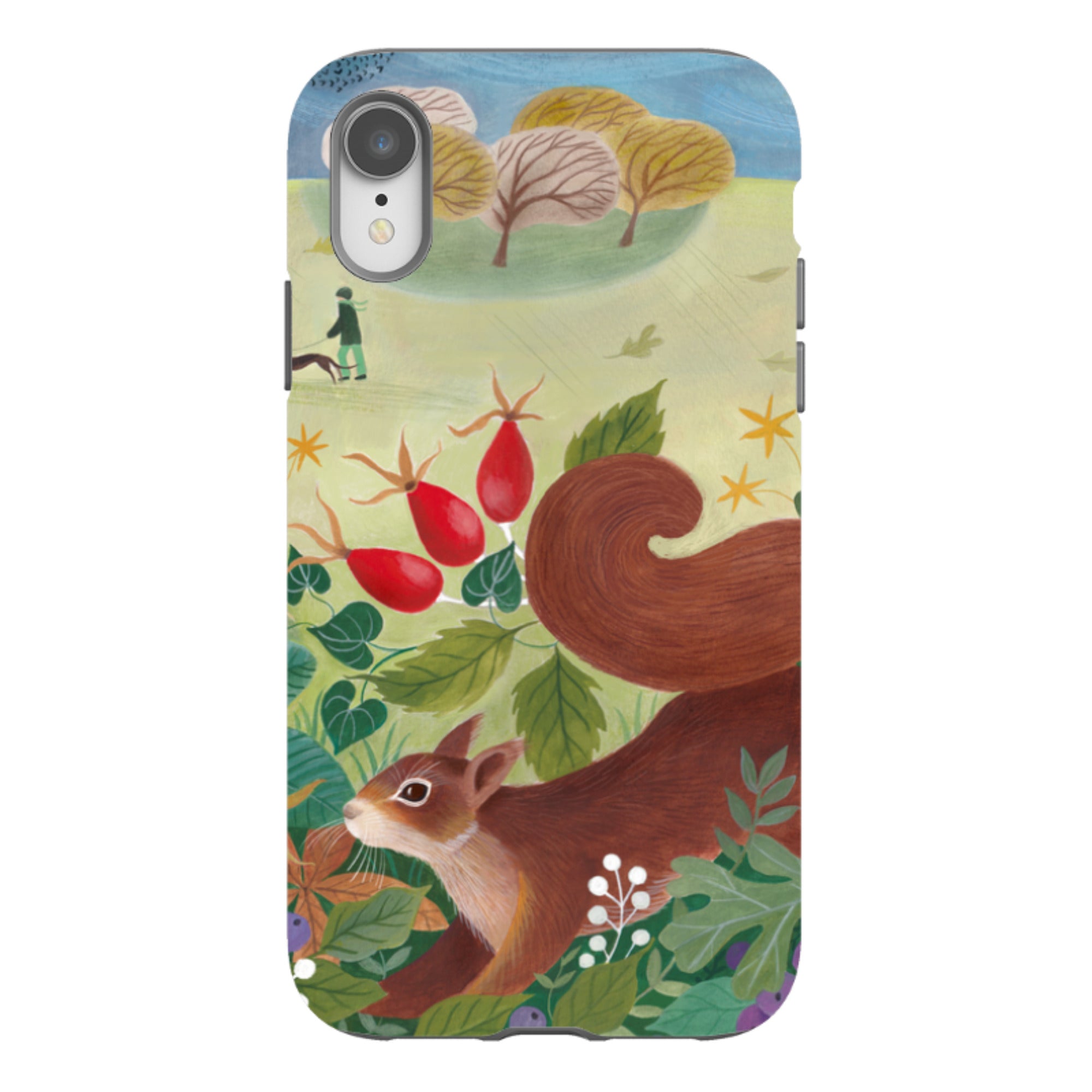 iPhone Tough Case - Autumn Squirrel By Bex Parkin