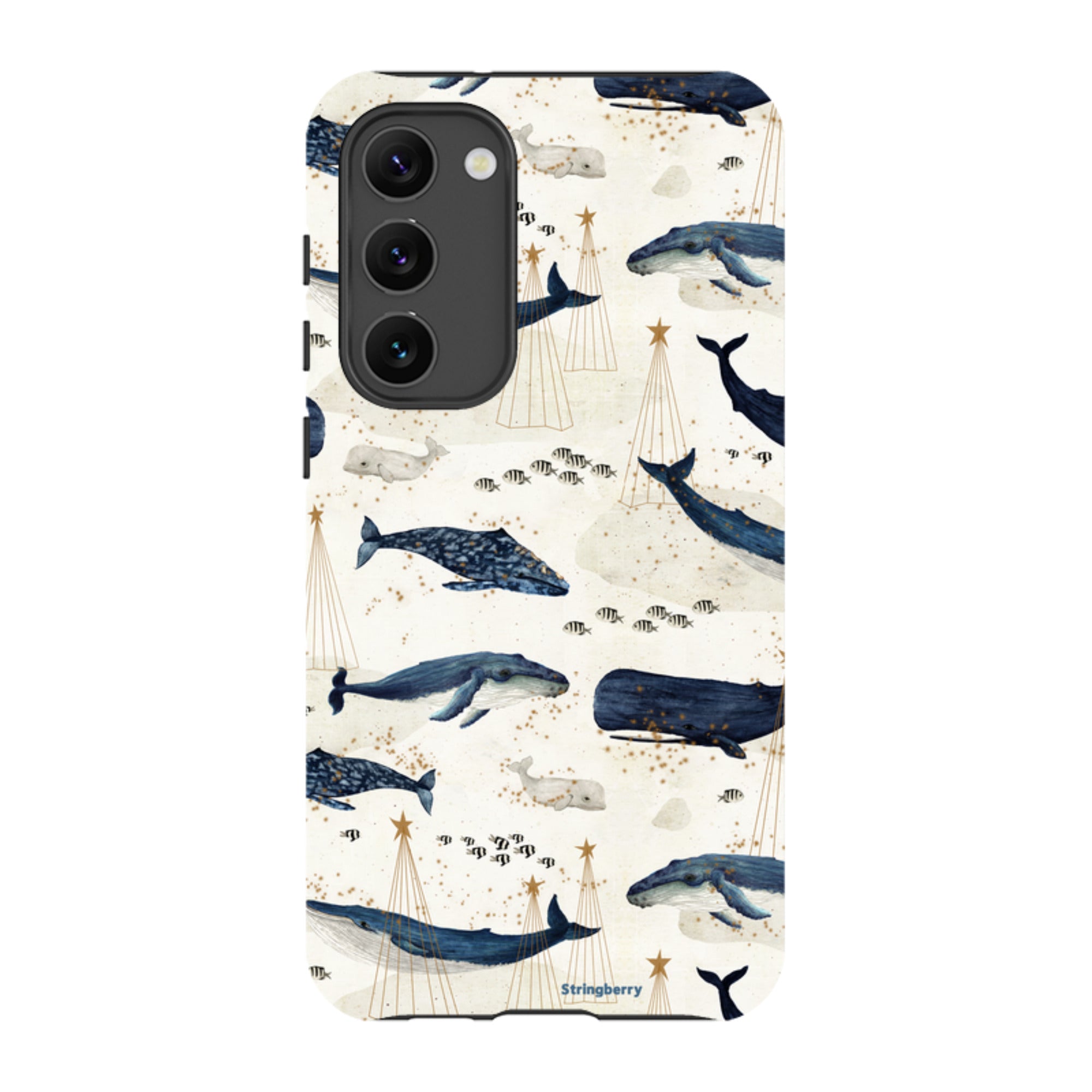 Samsung Tough Case - Christmas Whale III By Katherine Quinn