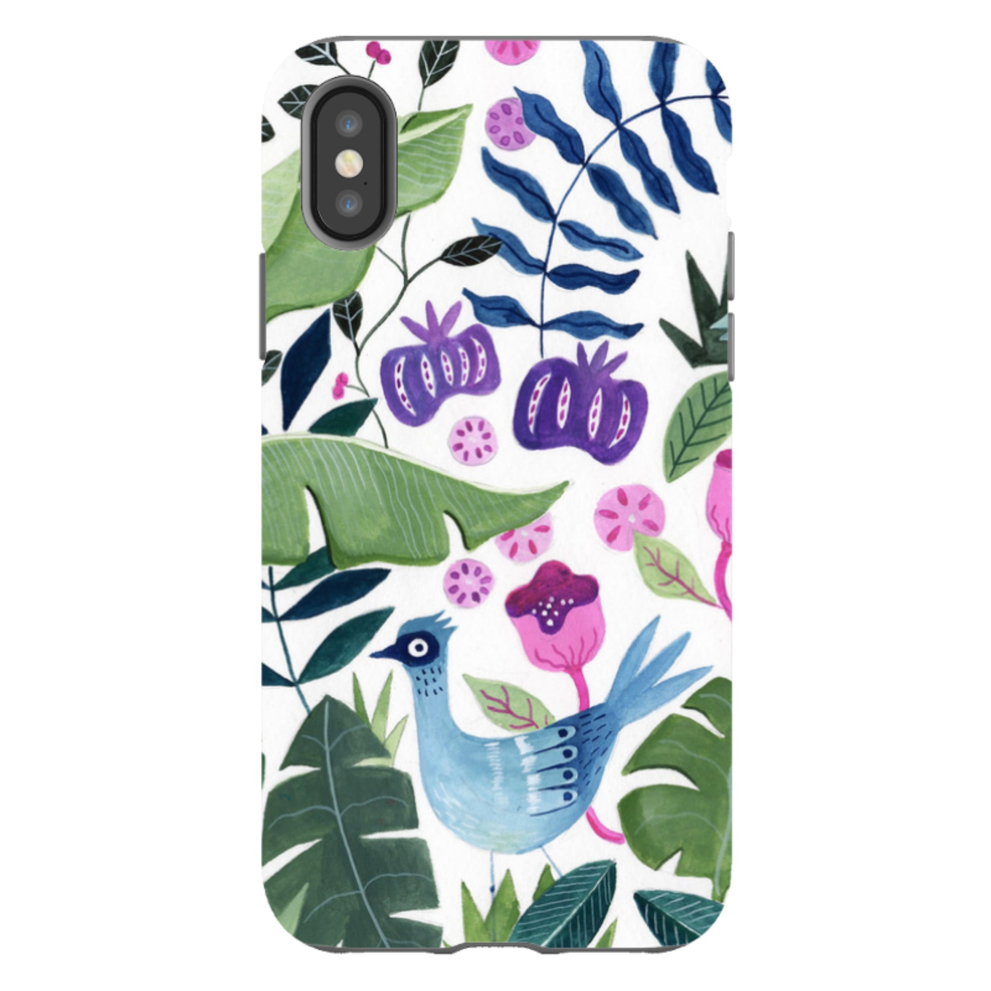 iPhone Tough Case - Birds In Forest By Bex Parkin