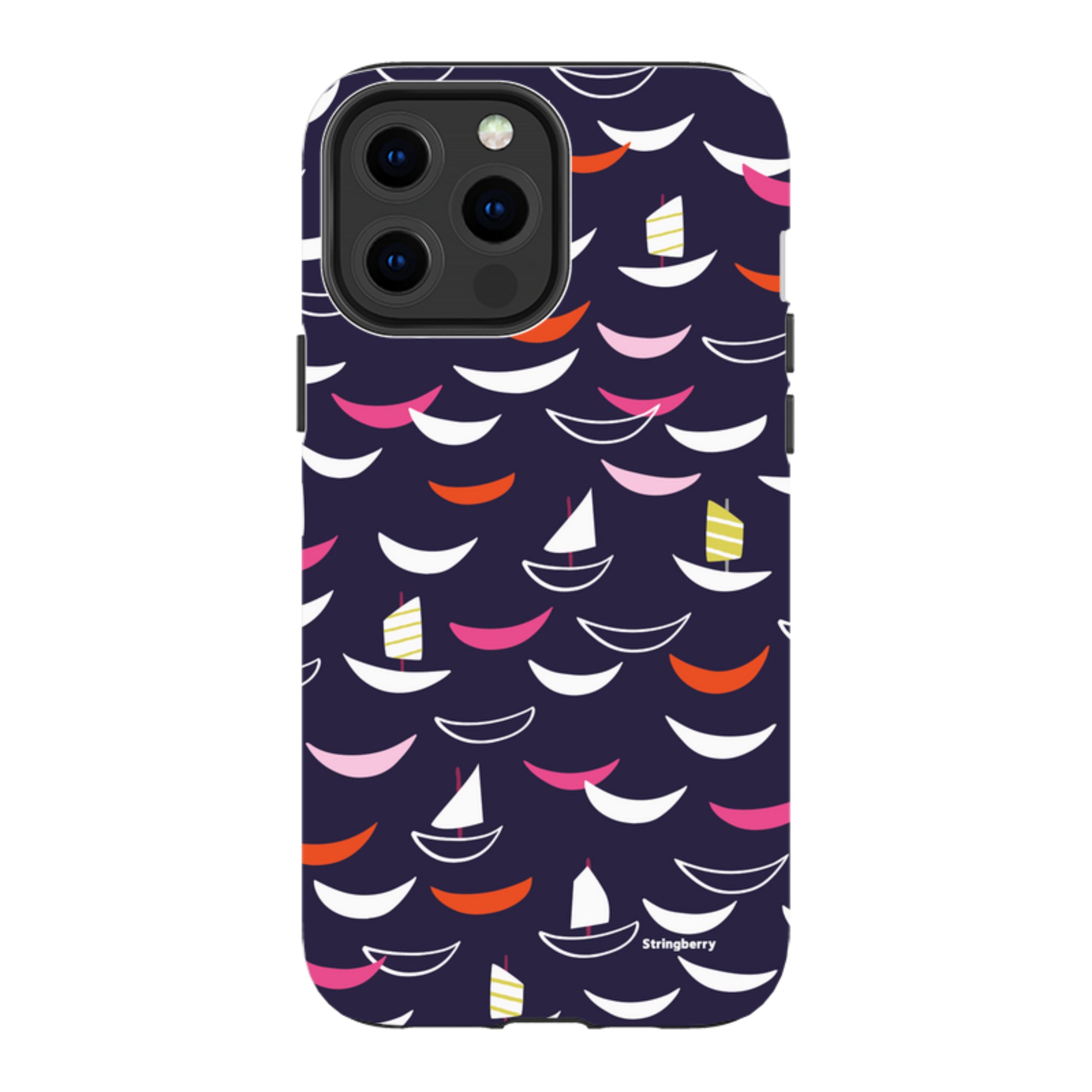 iPhone Tough Case - Little Boats By Ali Brookes