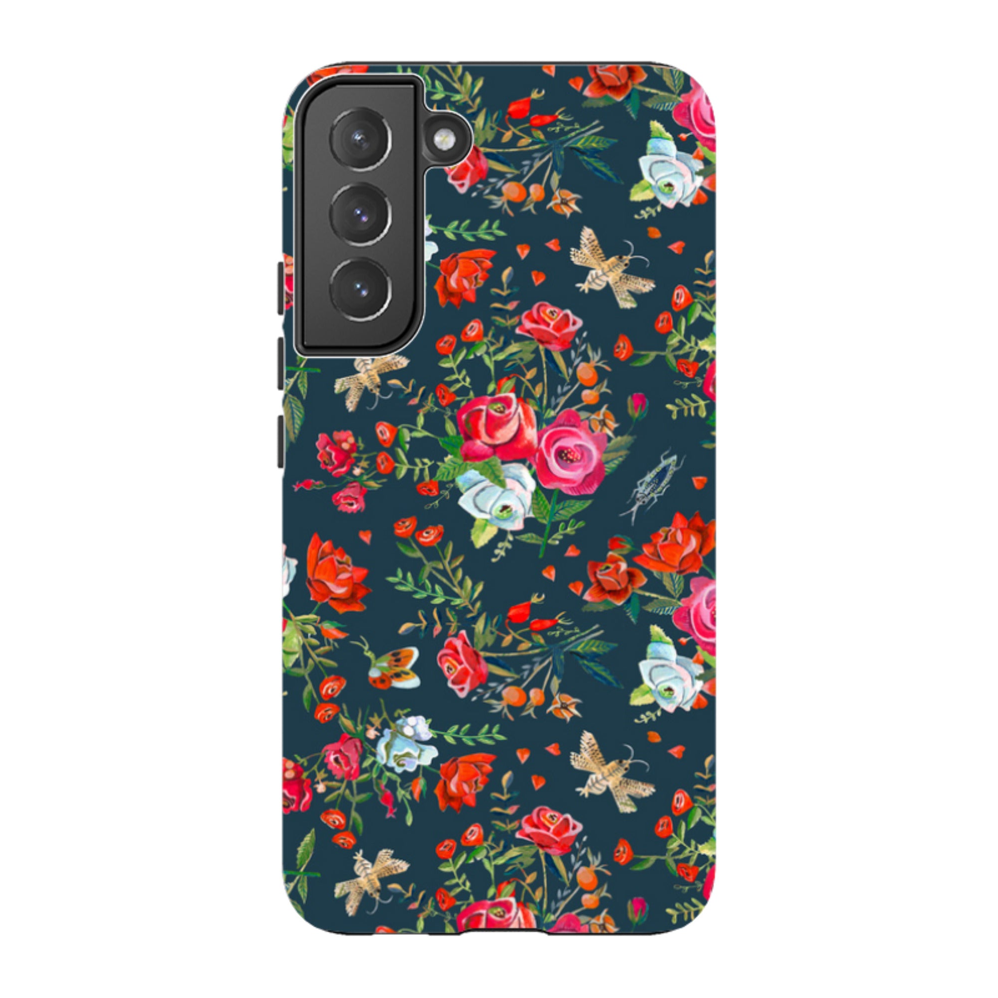 Samsung Tough Case - Blue Roses By Caroline Bonne Muller