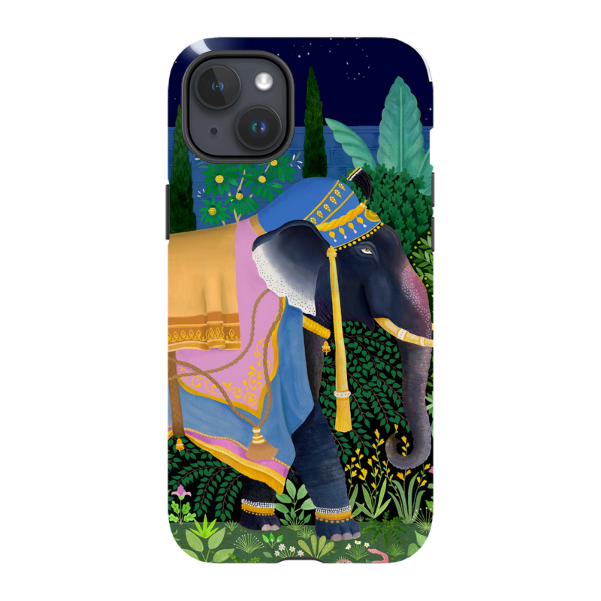 iPhone MagSafe Tough Case -  Indian Elephant By Bex Parkin