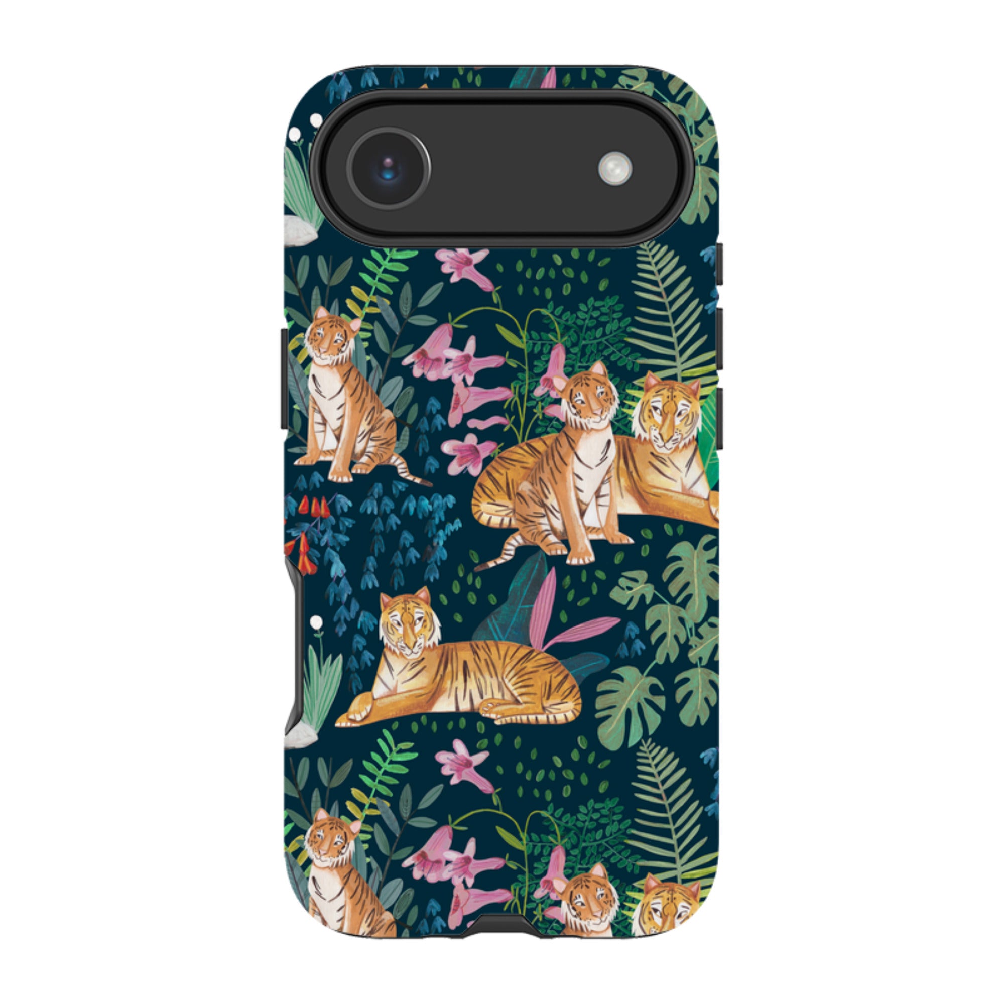 iPhone Tough Case - Tiger Pattern By Caroline Bonne Muller