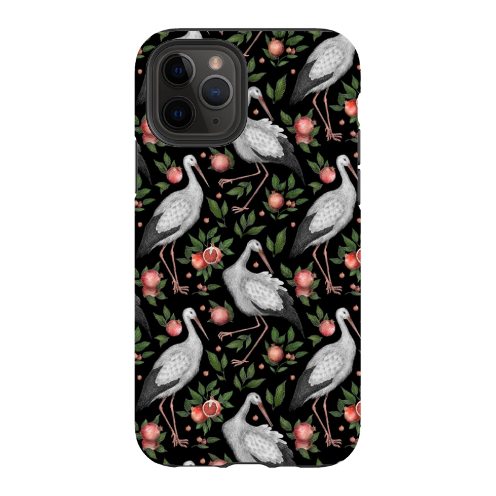 iPhone Tough Case - Stork Pattern By Catherine Rowe