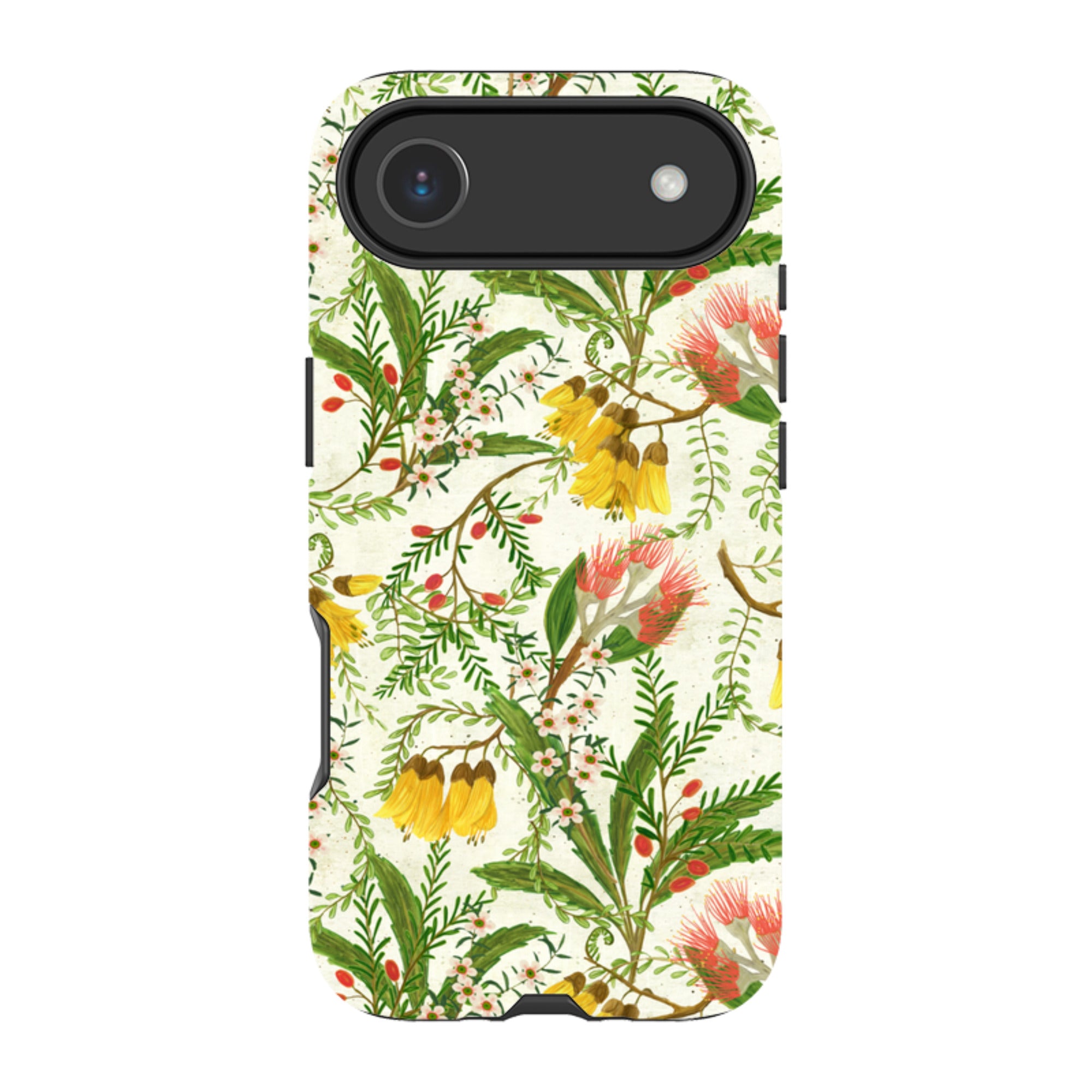 iPhone Tough Case - Kowhai And Bottle Brush By Katherine Quinn