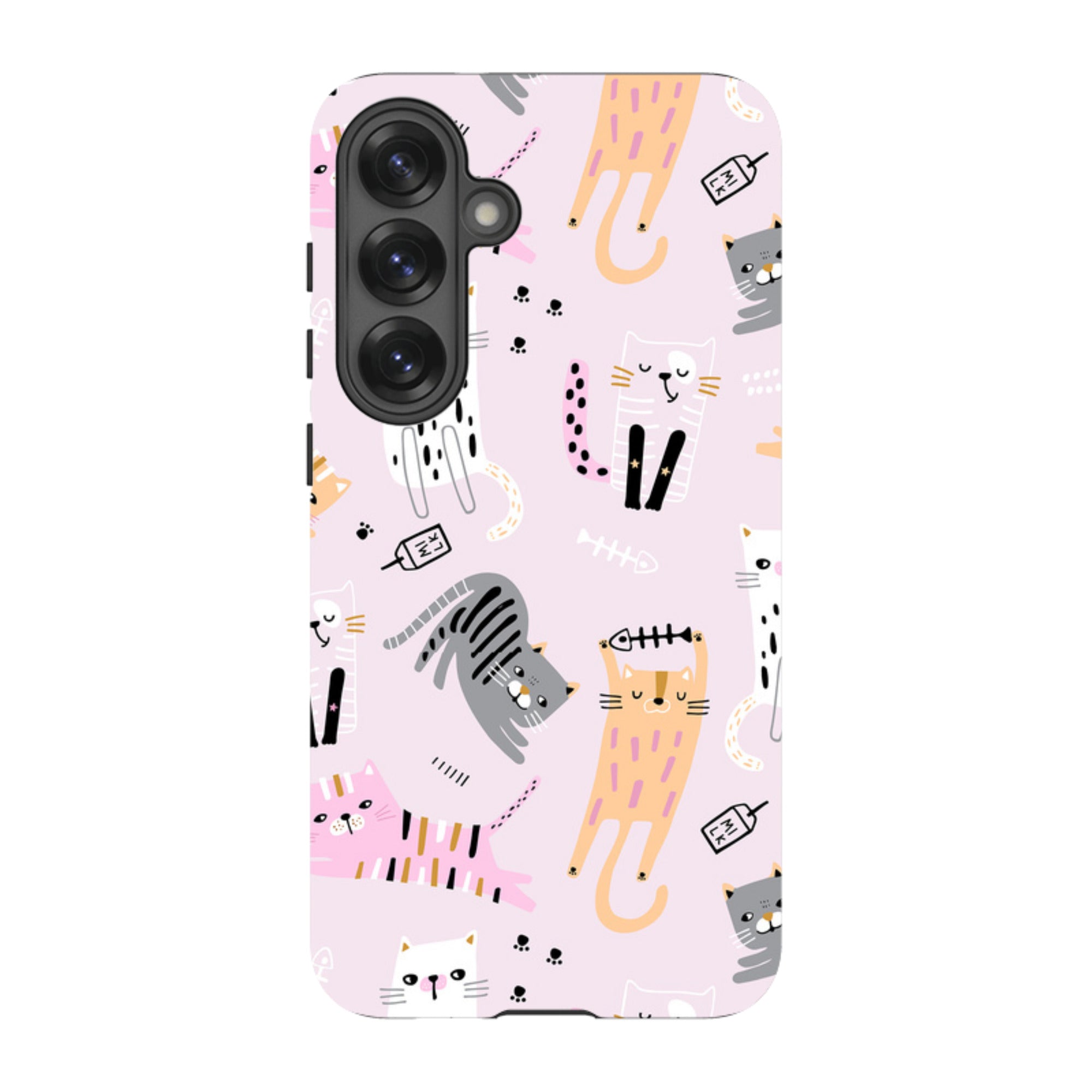 Samsung Tough Case - Cat And Bone Pink