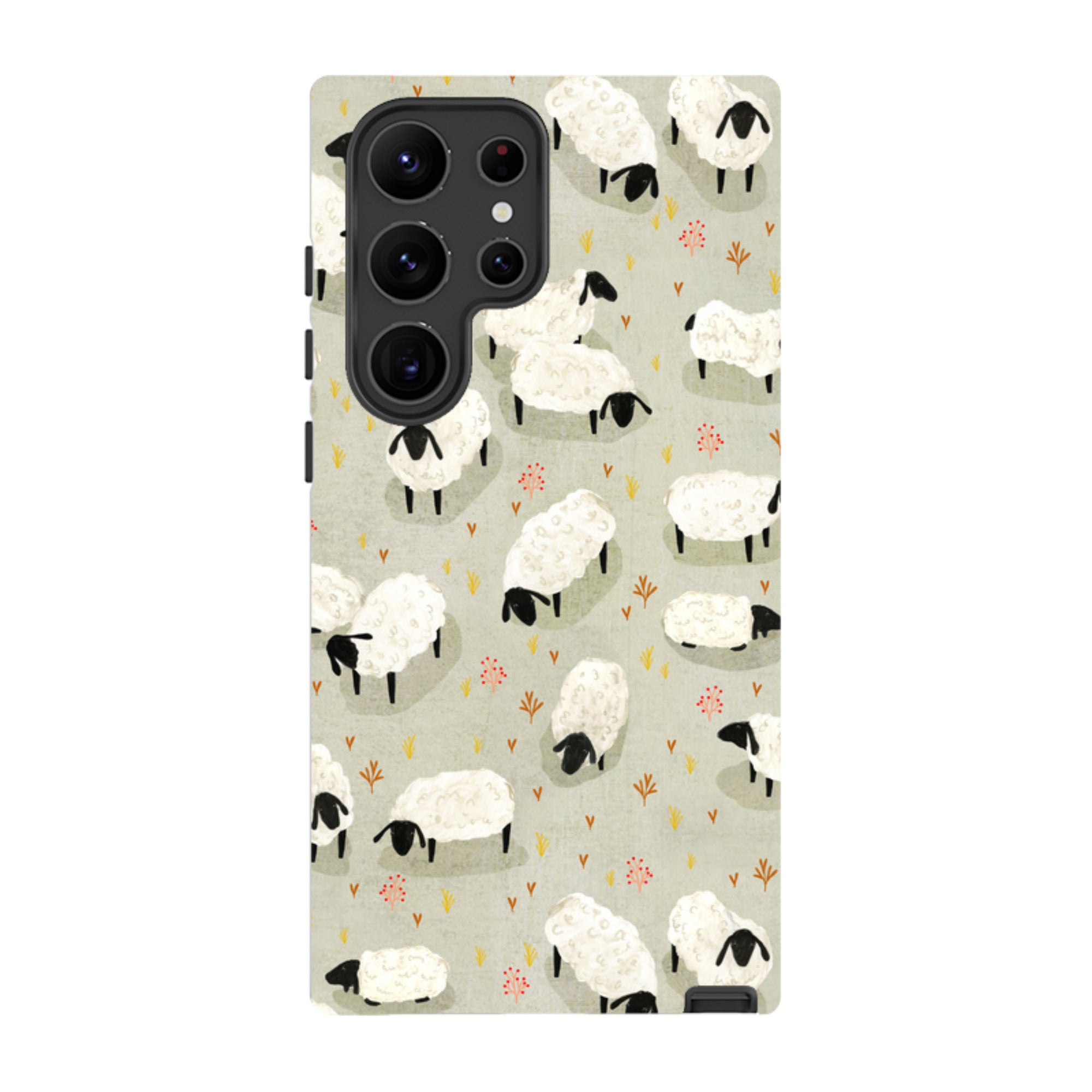 Samsung Tough Case - Sheep Grey By Katherine Quinn