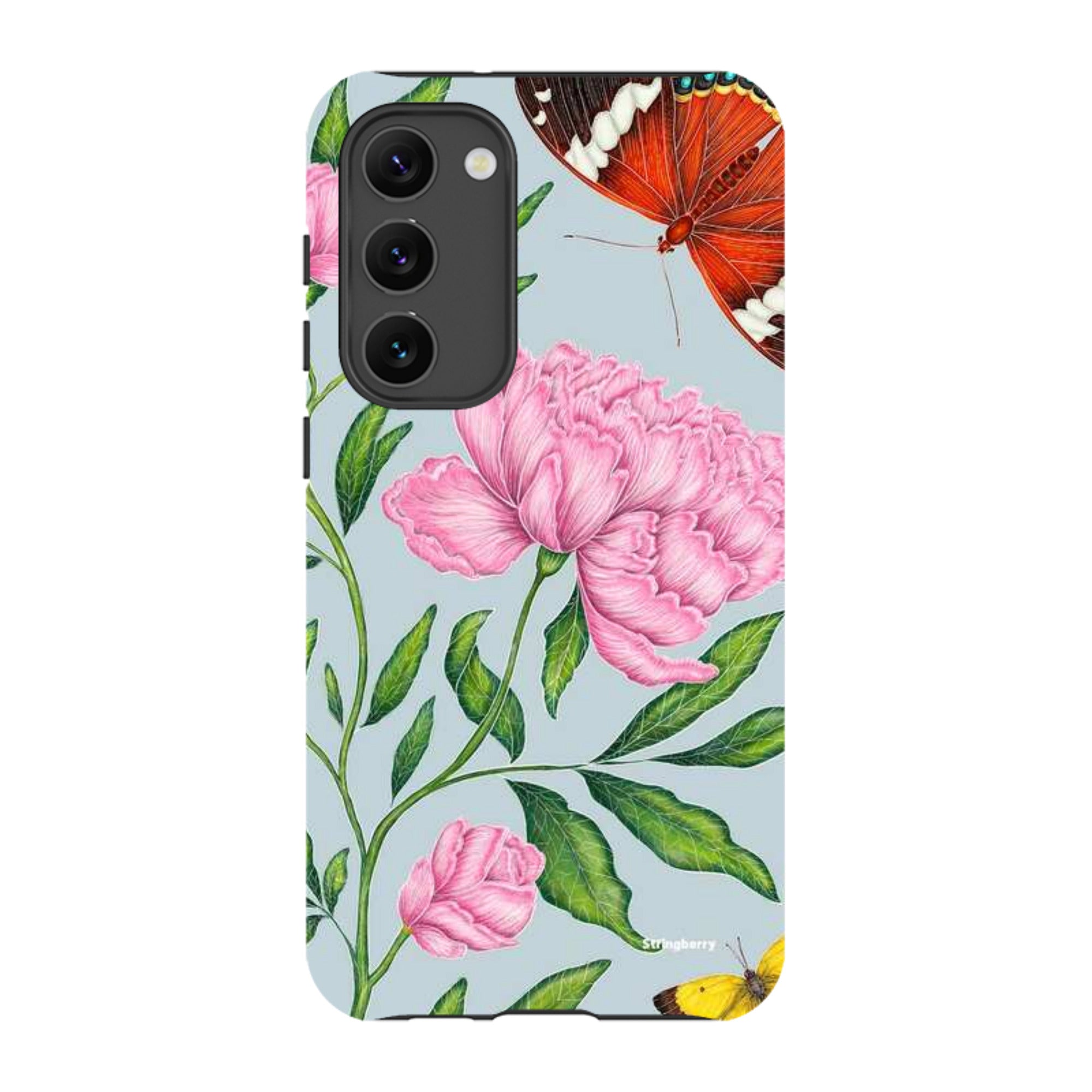 Samsung Tough Case - Butterflies And Peonies By Catherine Rowe
