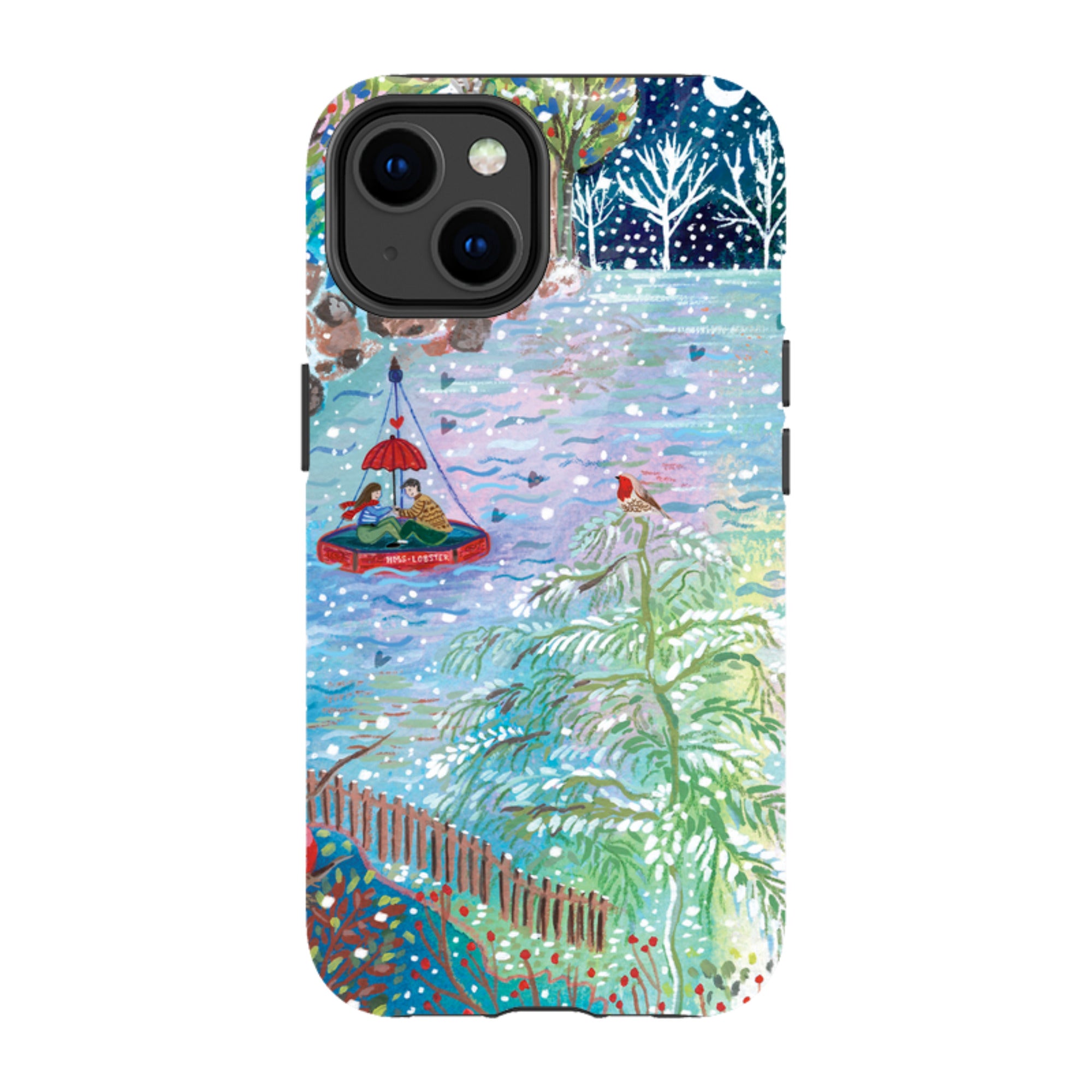 iPhone Tough Case - A Wee Winter Harbour By Emma Frances Grant
