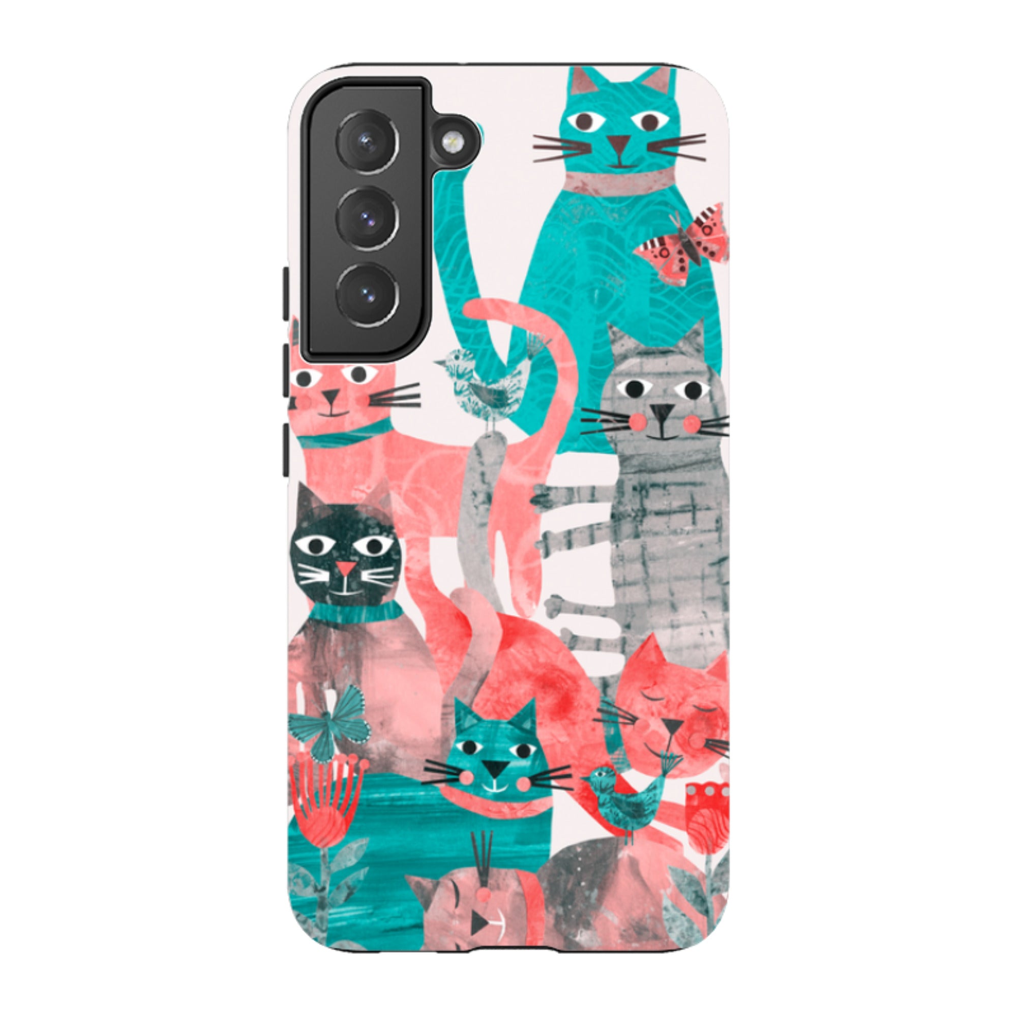 Samsung Tough  Case - Cat Party II By Tracey English