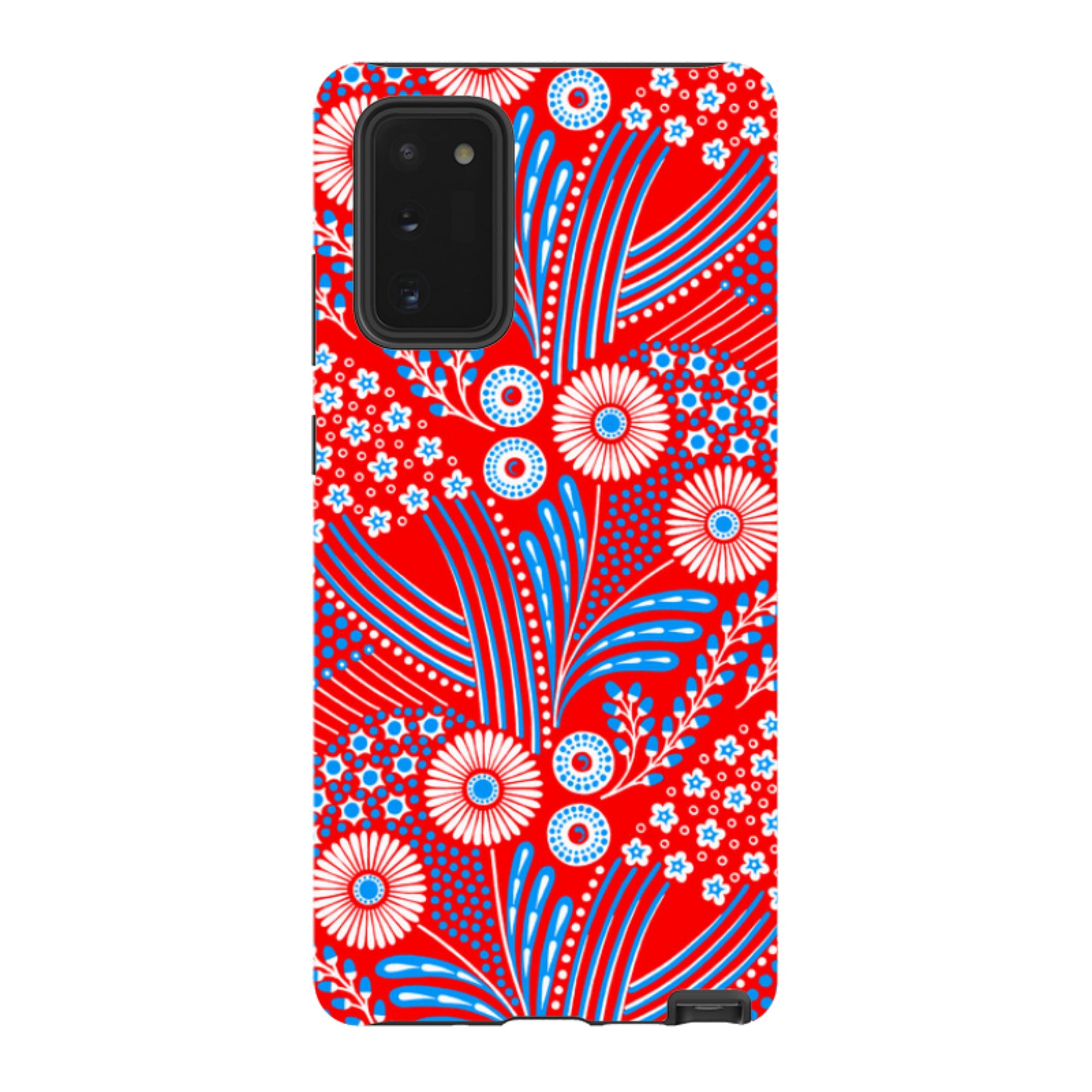 Samsung Tough Case - Red Bouquet By Cressida Bell