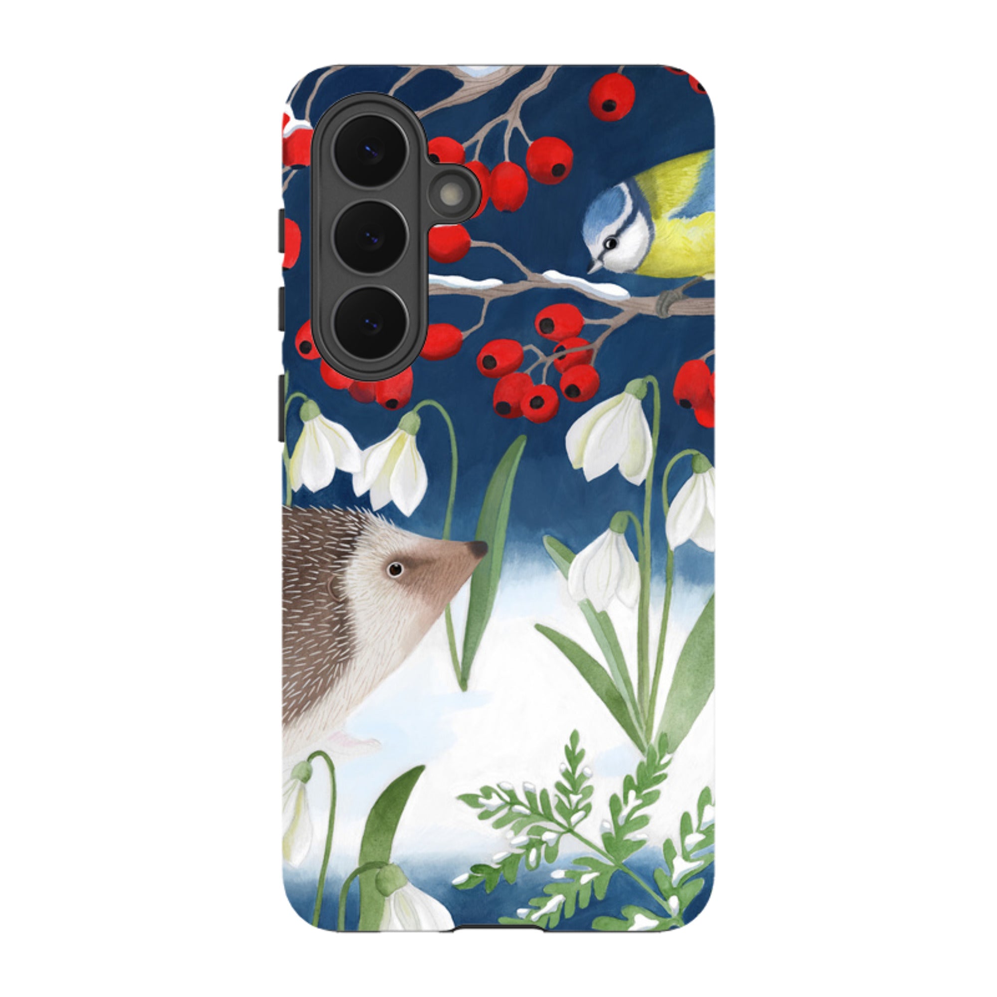 Samsung Tough Case - Blue Tit And Hedgehog By Bex Parkin