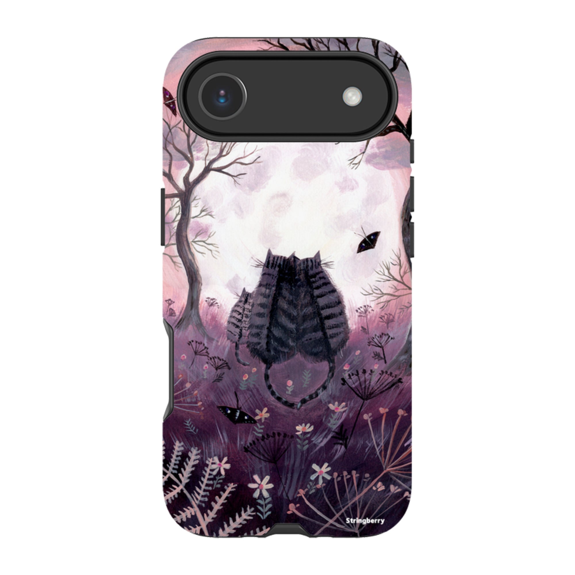 iPhone MagSafe Tough Case - Spooky Cats By Mary Stubberfield