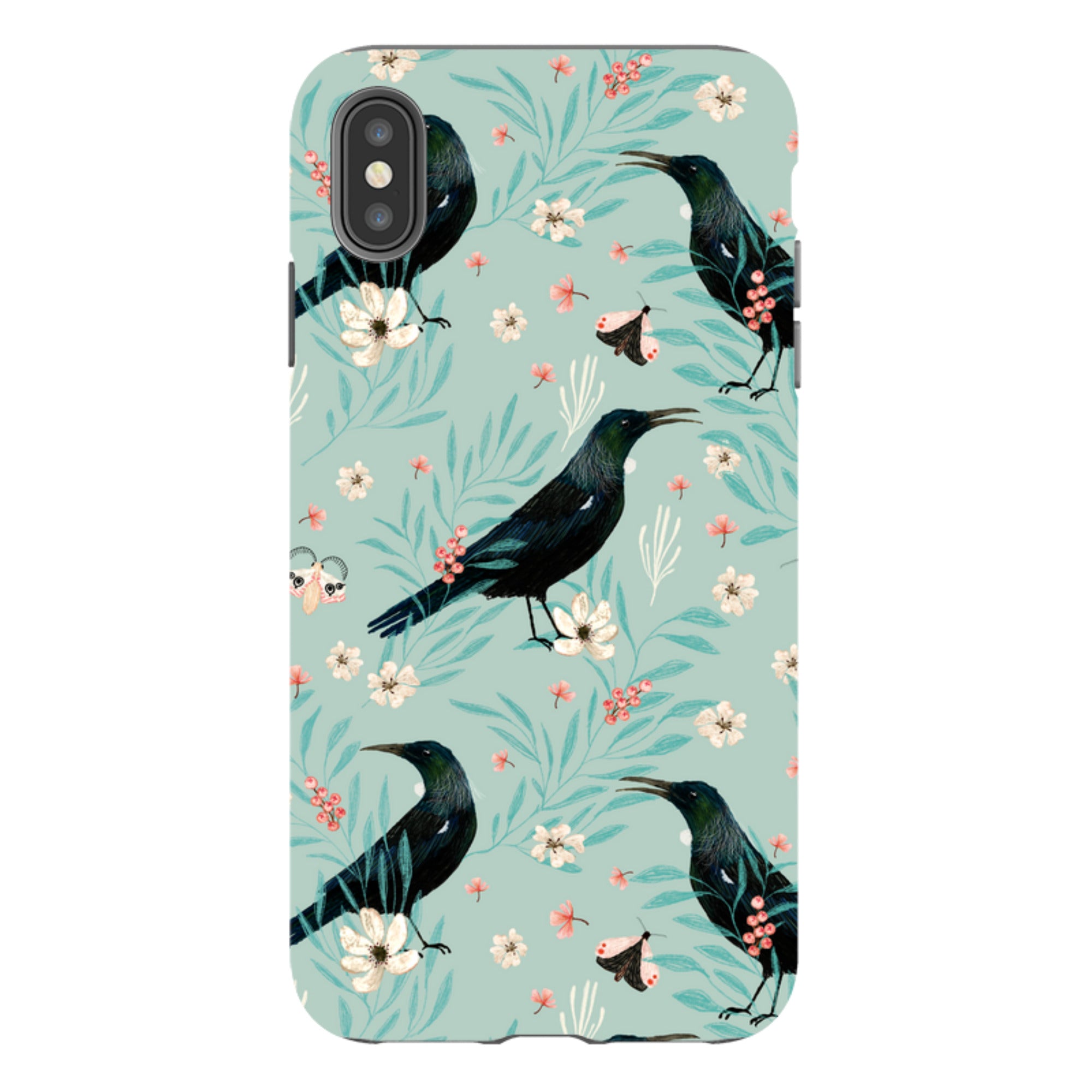 iPhone Tough Case - Tui Light Blue By Katherine Quinn