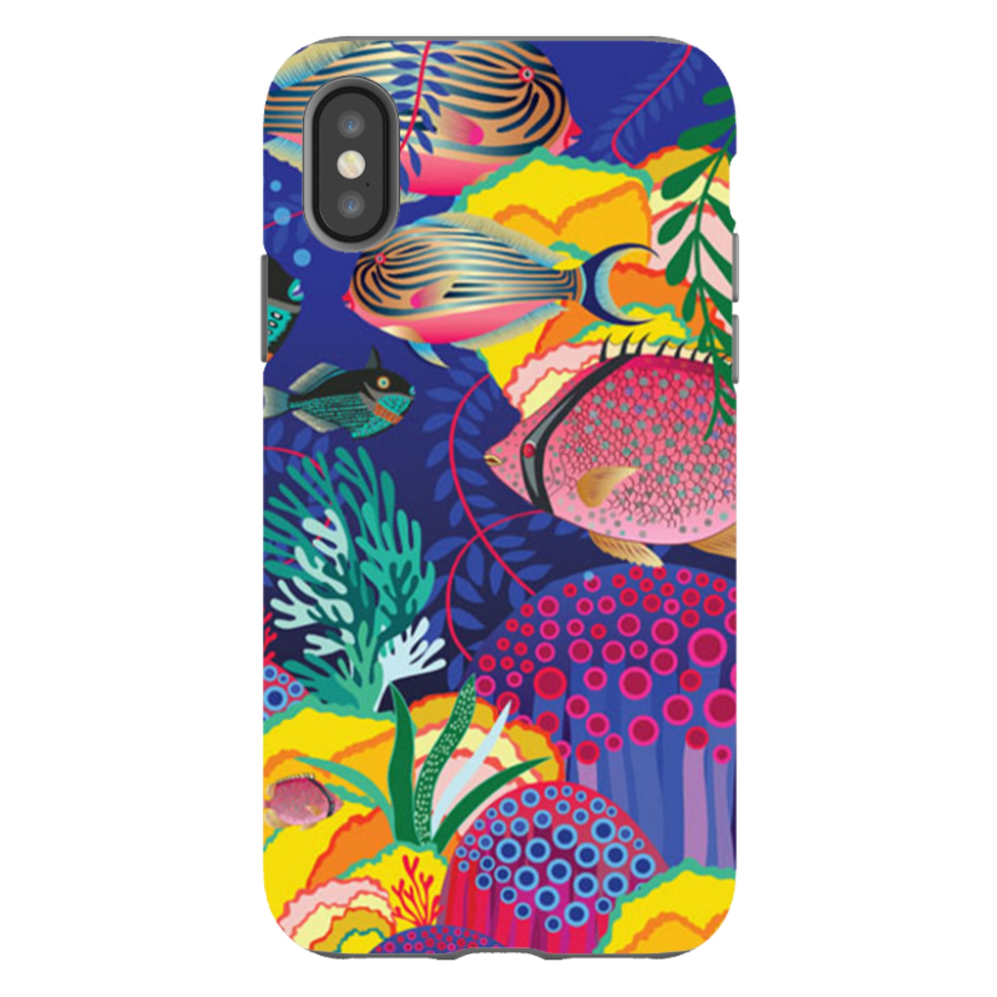 iPhone Tough Case - Fish By Mia Underwood