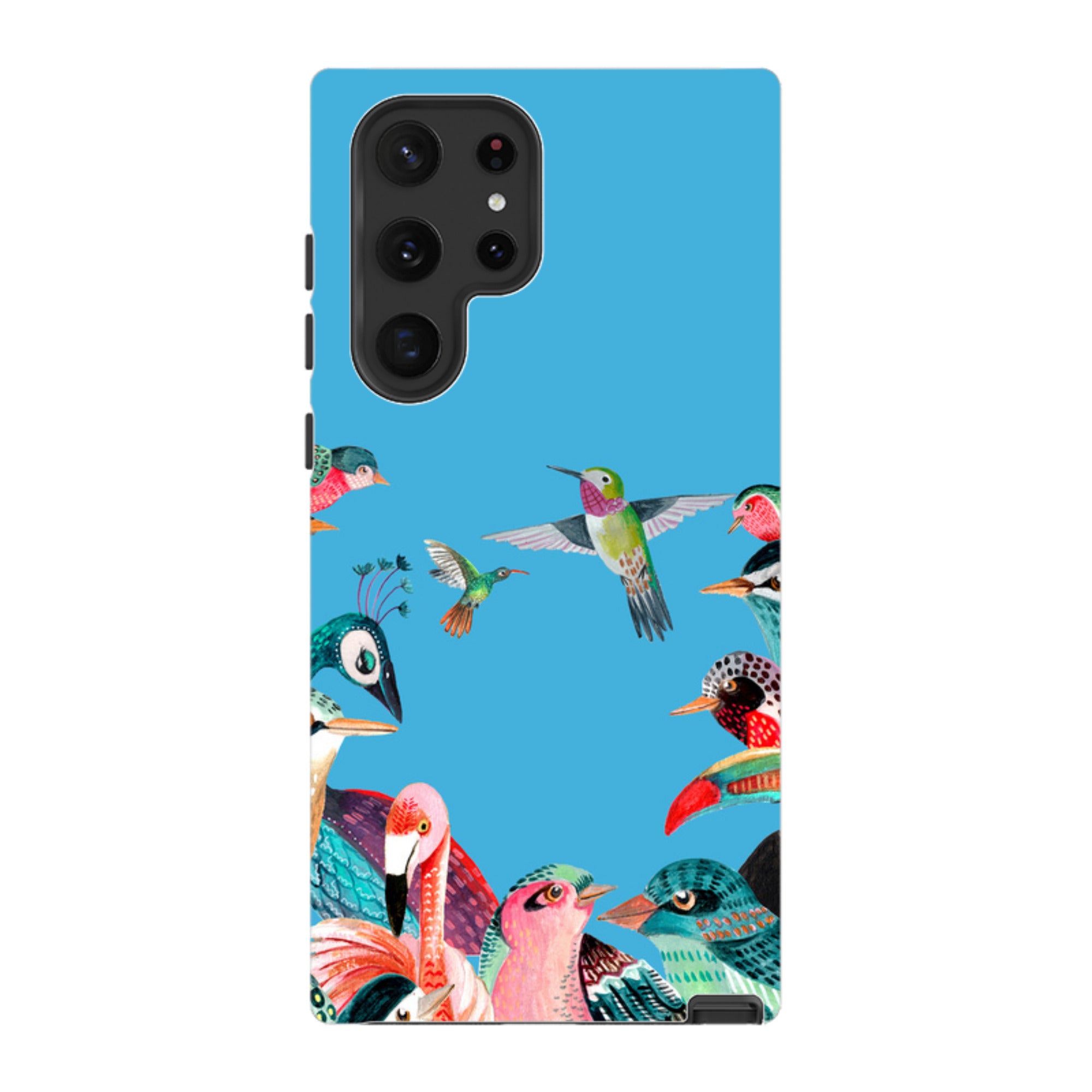 Samsung Tough Case - Blue Birds By Caroline Bonne Muller