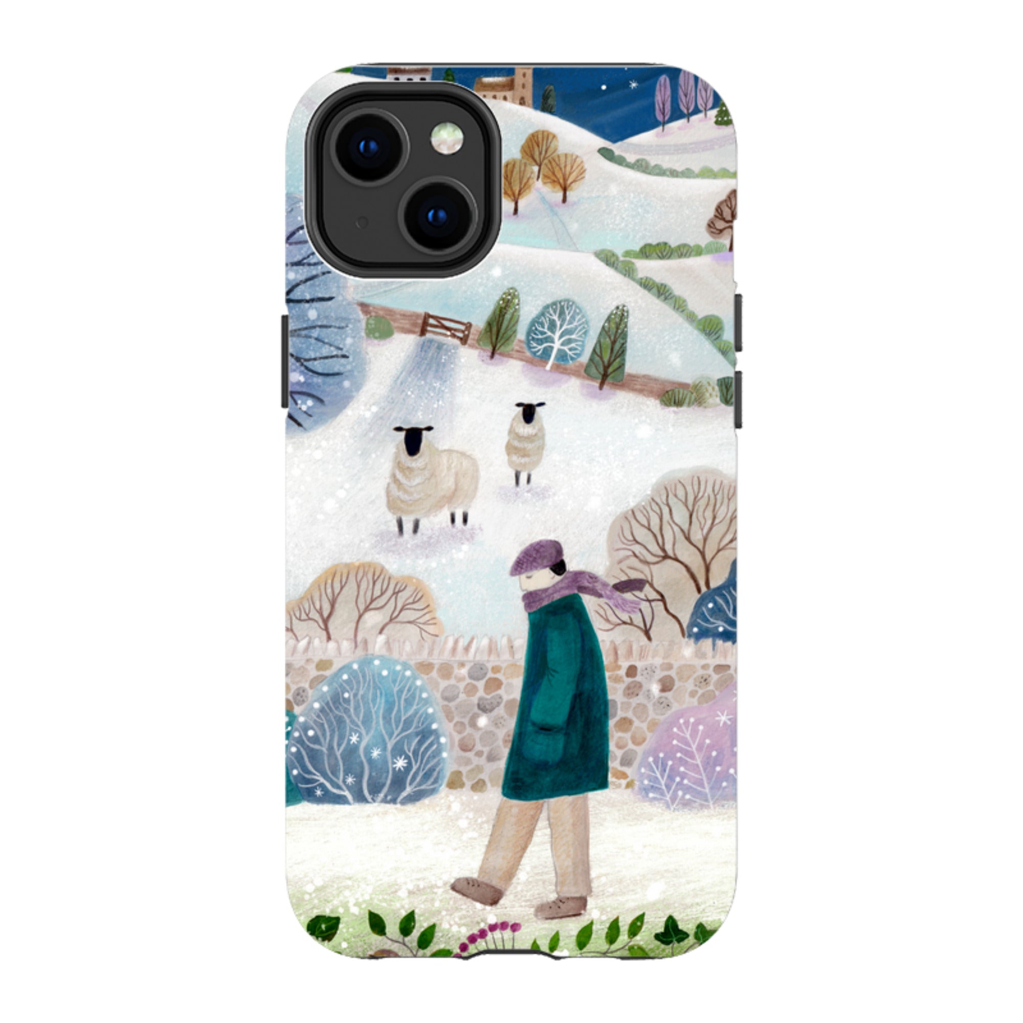 iPhone MagSafe Tough Case -  Across Snowy Fields By Bex Parkin