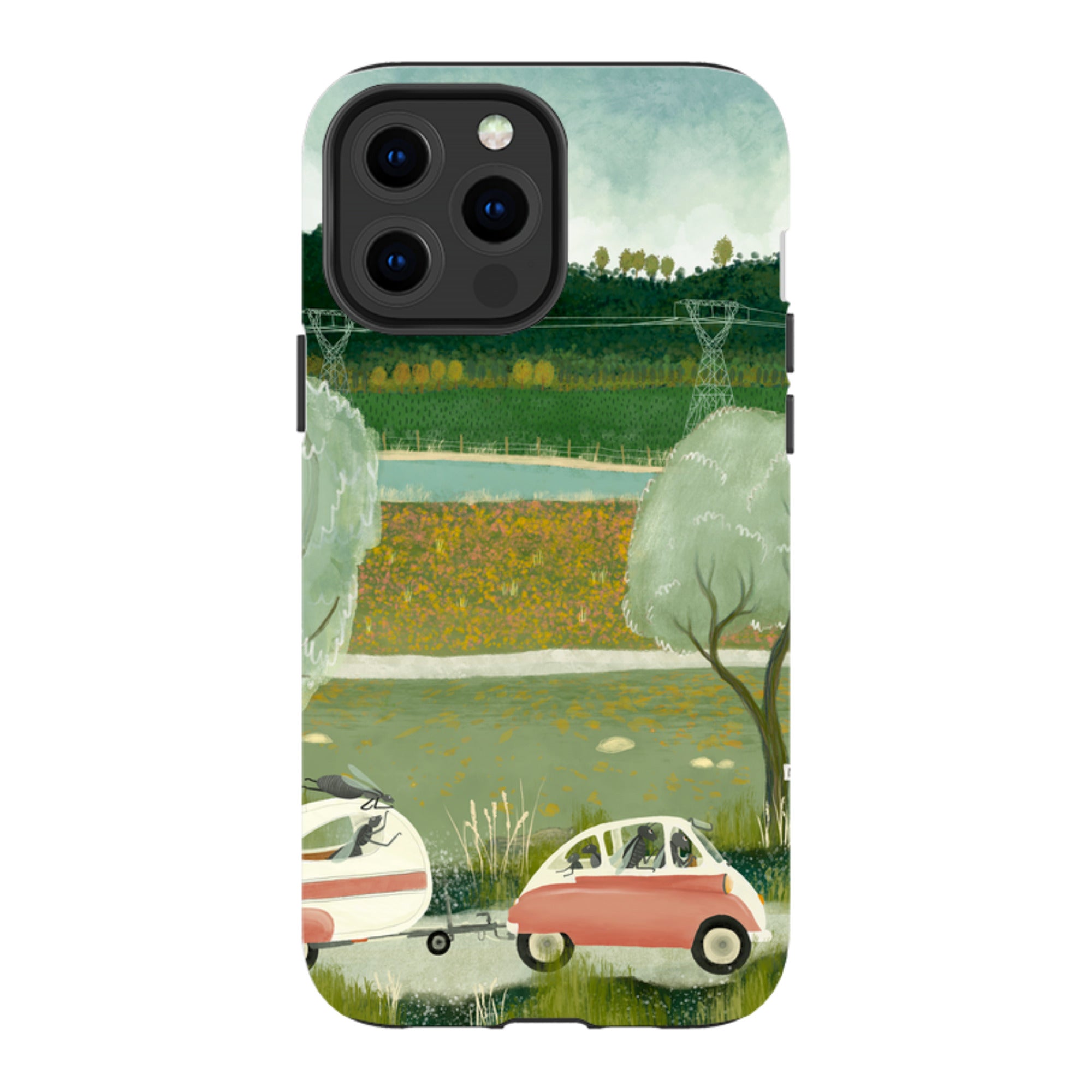iPhone Tough Case - Happy Holidays-1 By Katherine Quinn