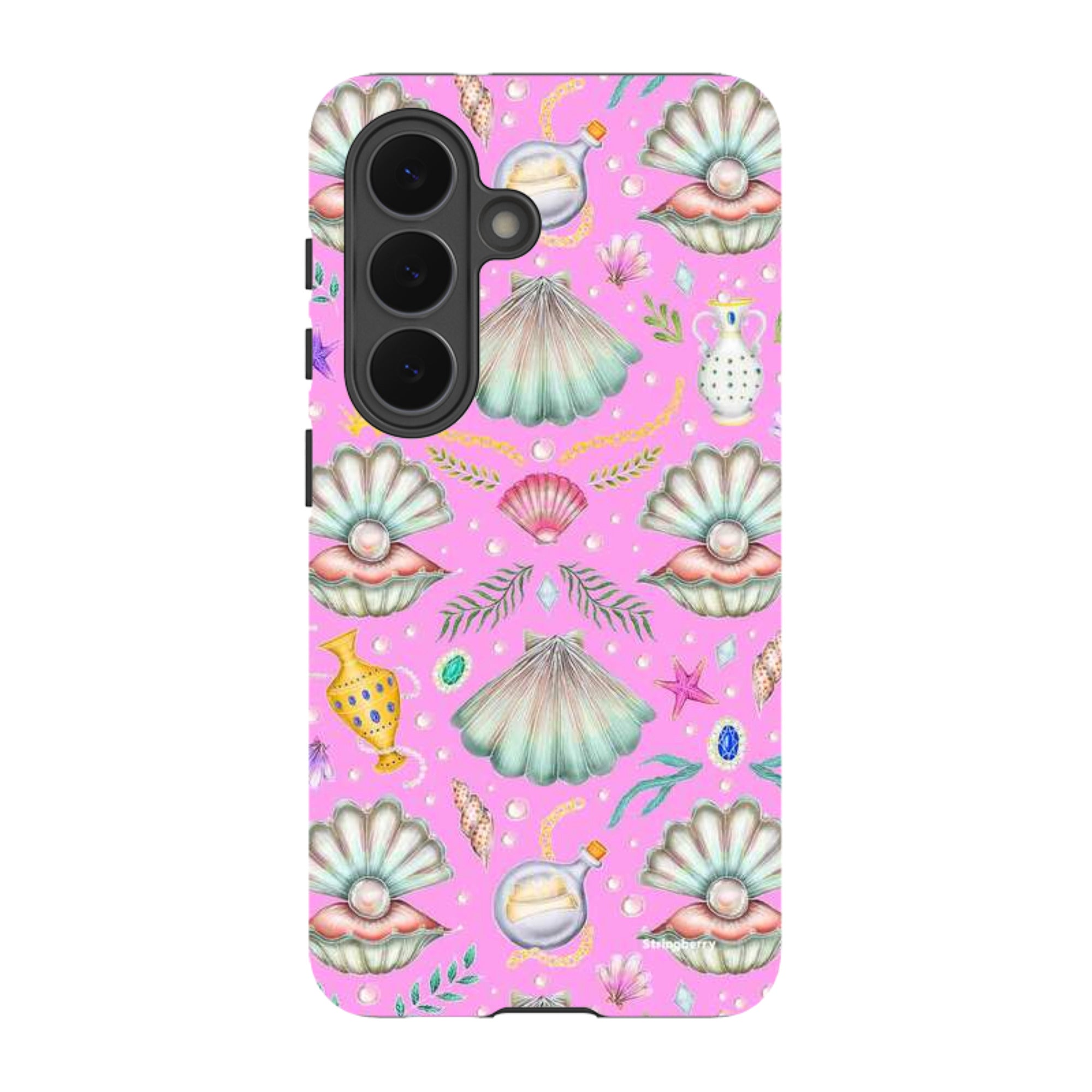 Samsung Tough Case - Pearl's Fantasy Candy Pink By Catherine Rowe