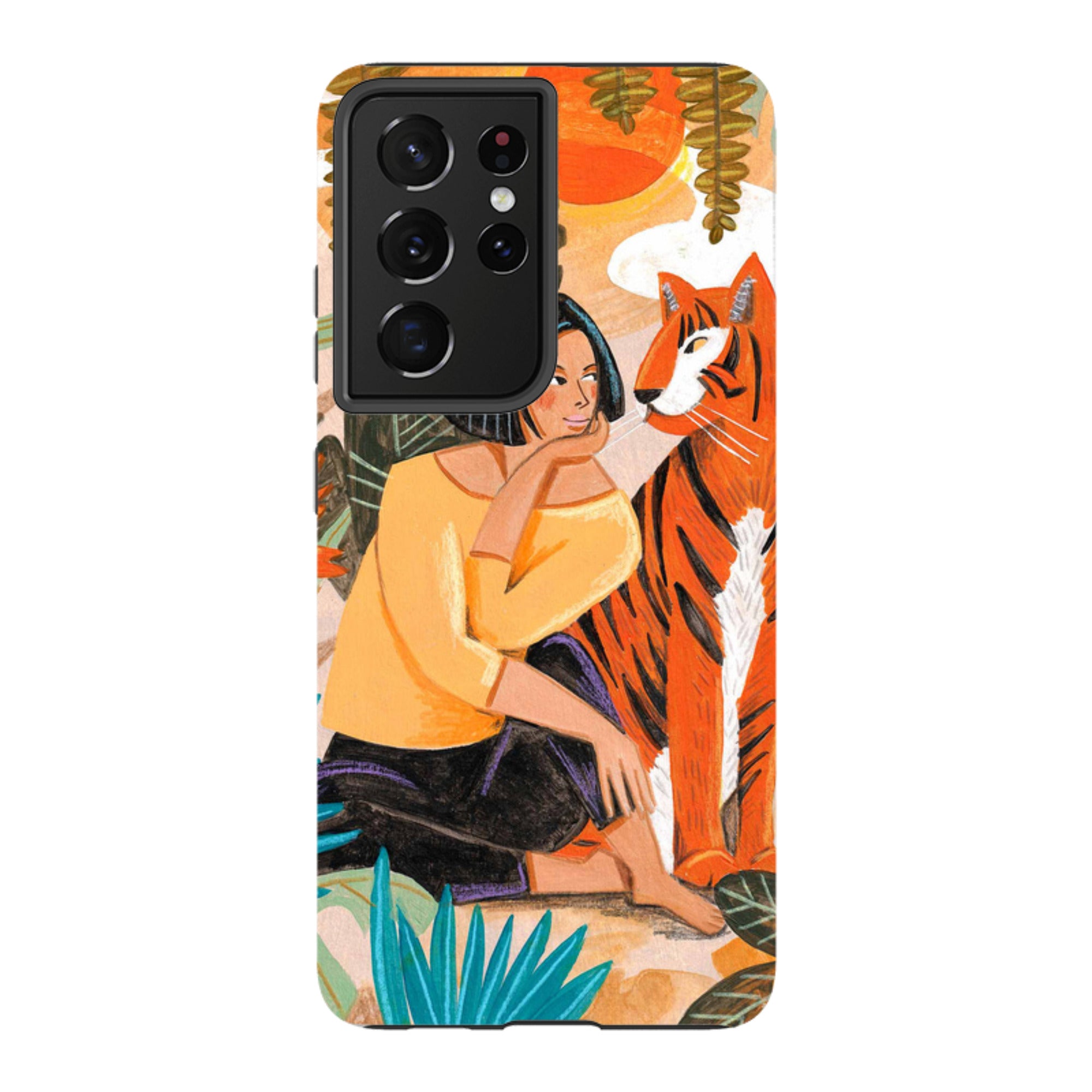 Samsung Tough Case - Hello Tiger By Caroline Bonne Muller