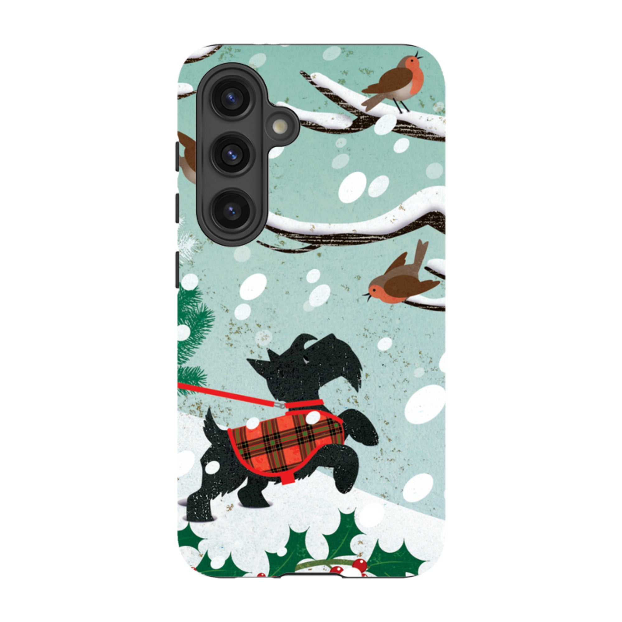 Samsung Tough Case - Scottie in Snow By Liane Payne