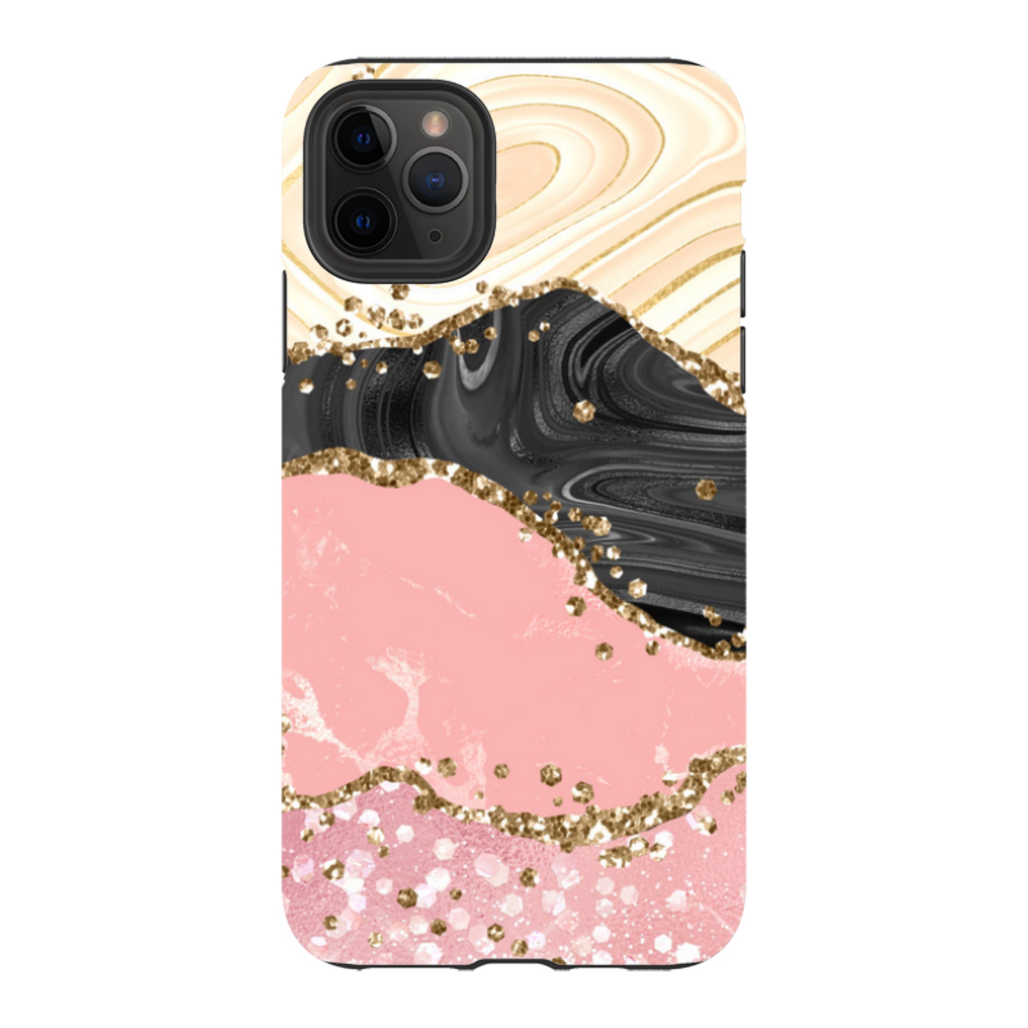 iPhone Tough Case - Blanco (case does not glitter)