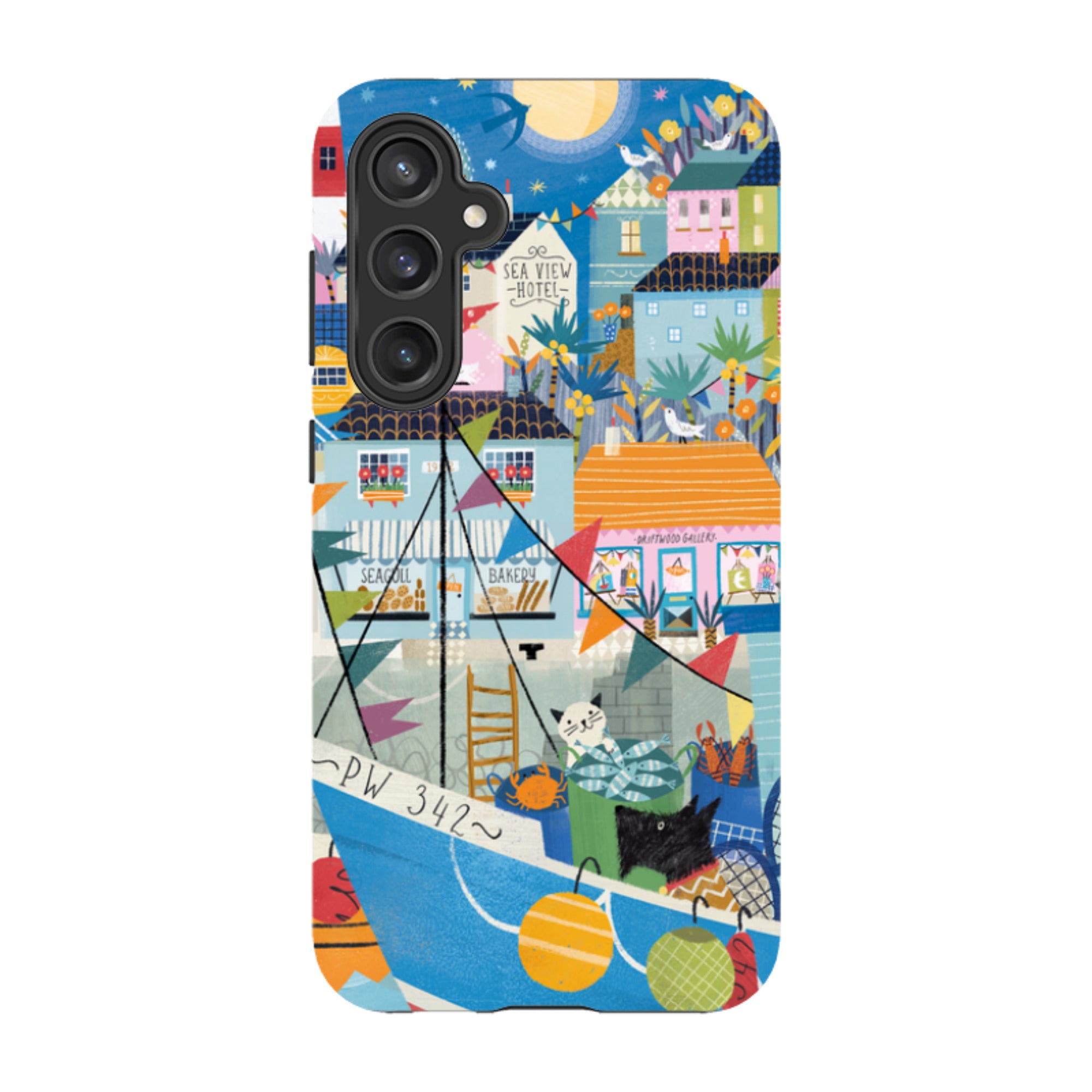 Samsung Tough  Case - Night Harbour 2 By Ali Brookes