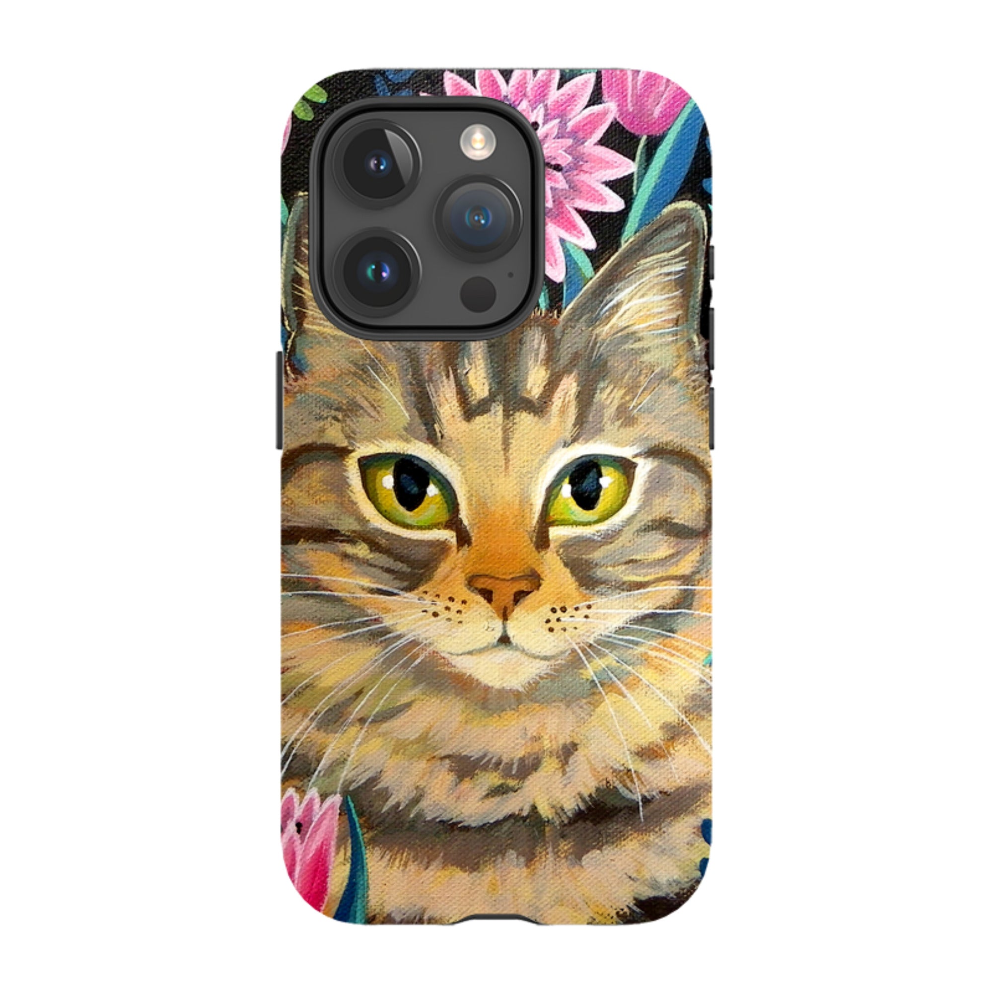 iPhone MagSafe Tough Case - Tabby Cat By Mary Stubberfield
