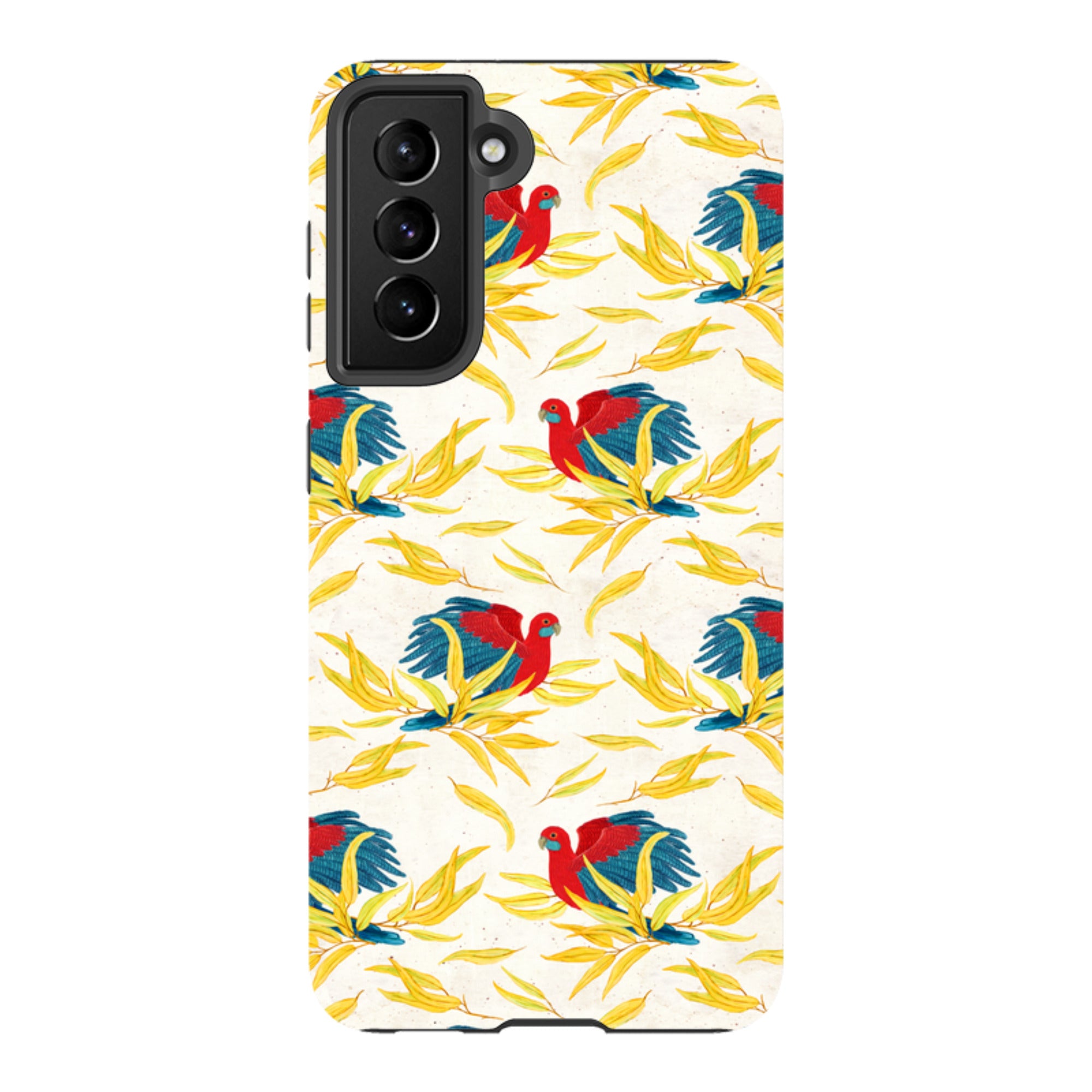 Samsung Tough Case - Crimson Rosella By Katherine Quinn