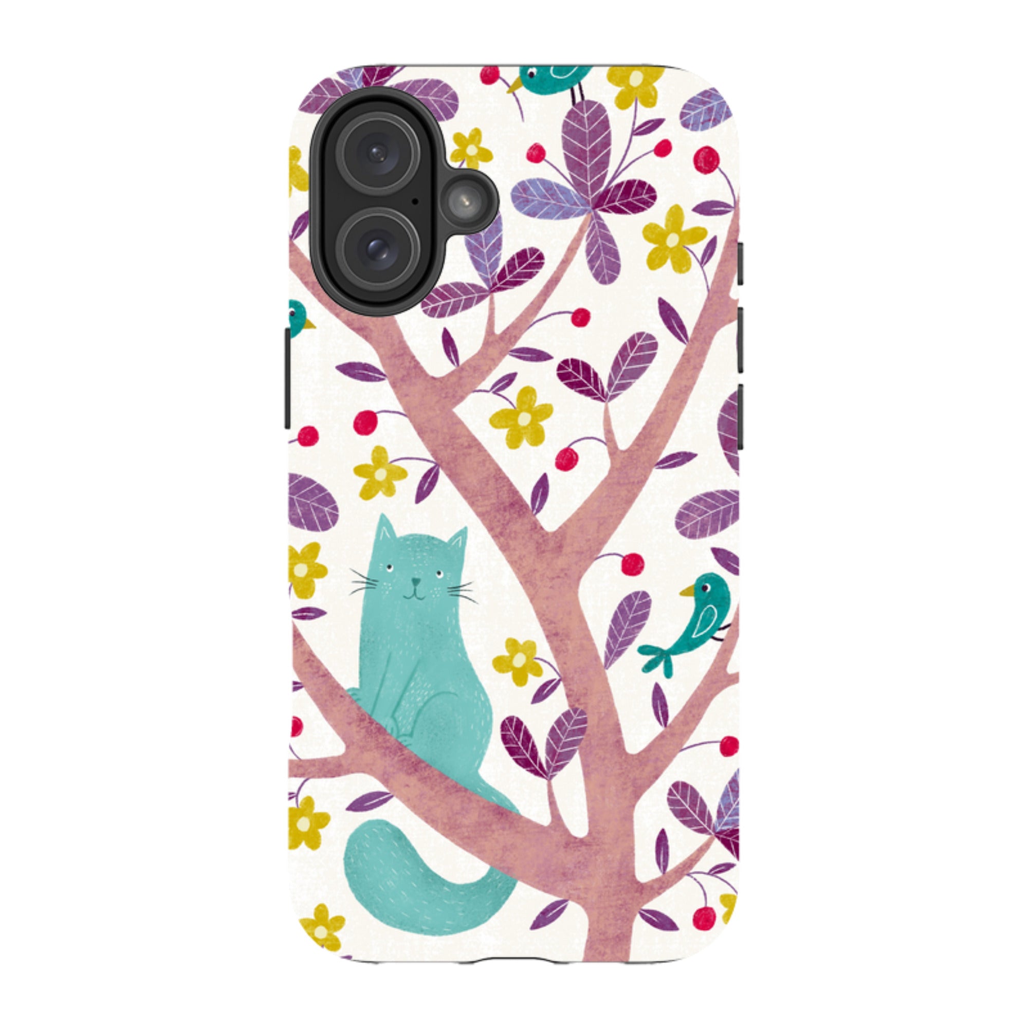 iPhone MagSafe Tough Case -  Cat and Bird By Suzy Taylor